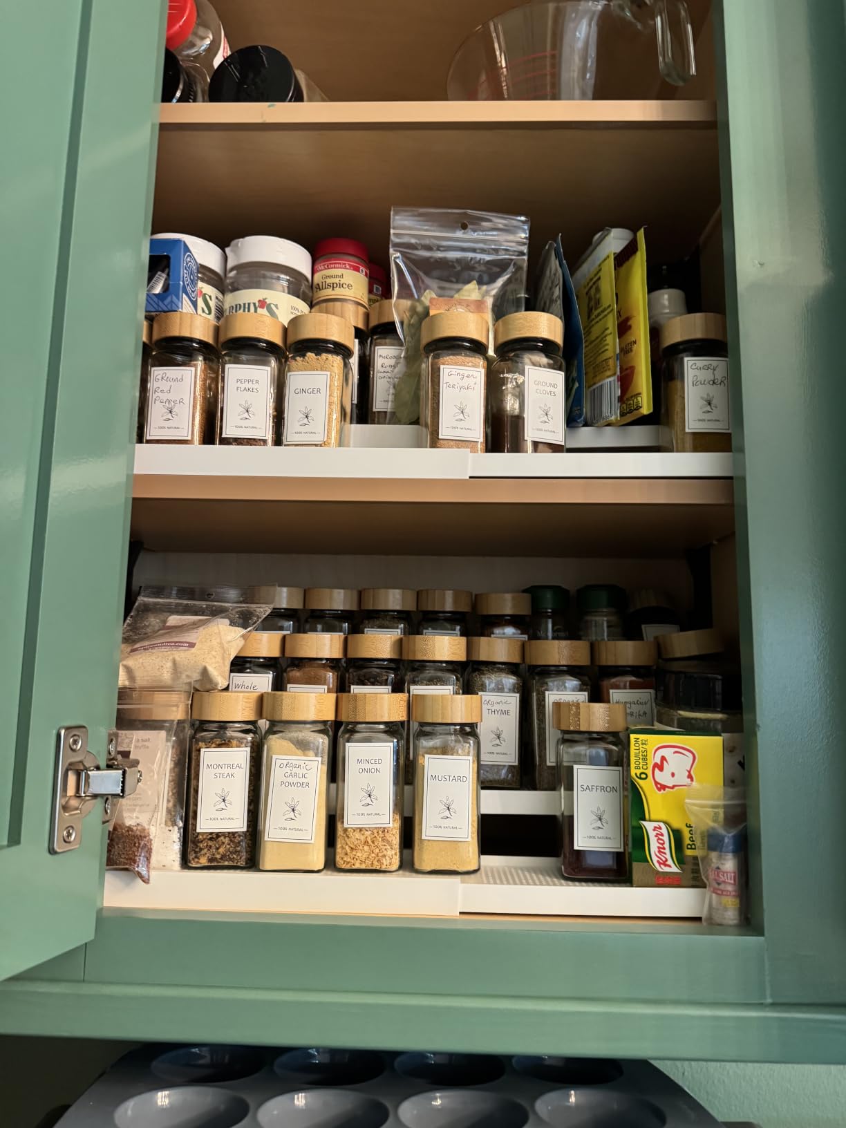 3-Tier Spice Rack Organizer for Kitchen Cabinet or Pantry, 16