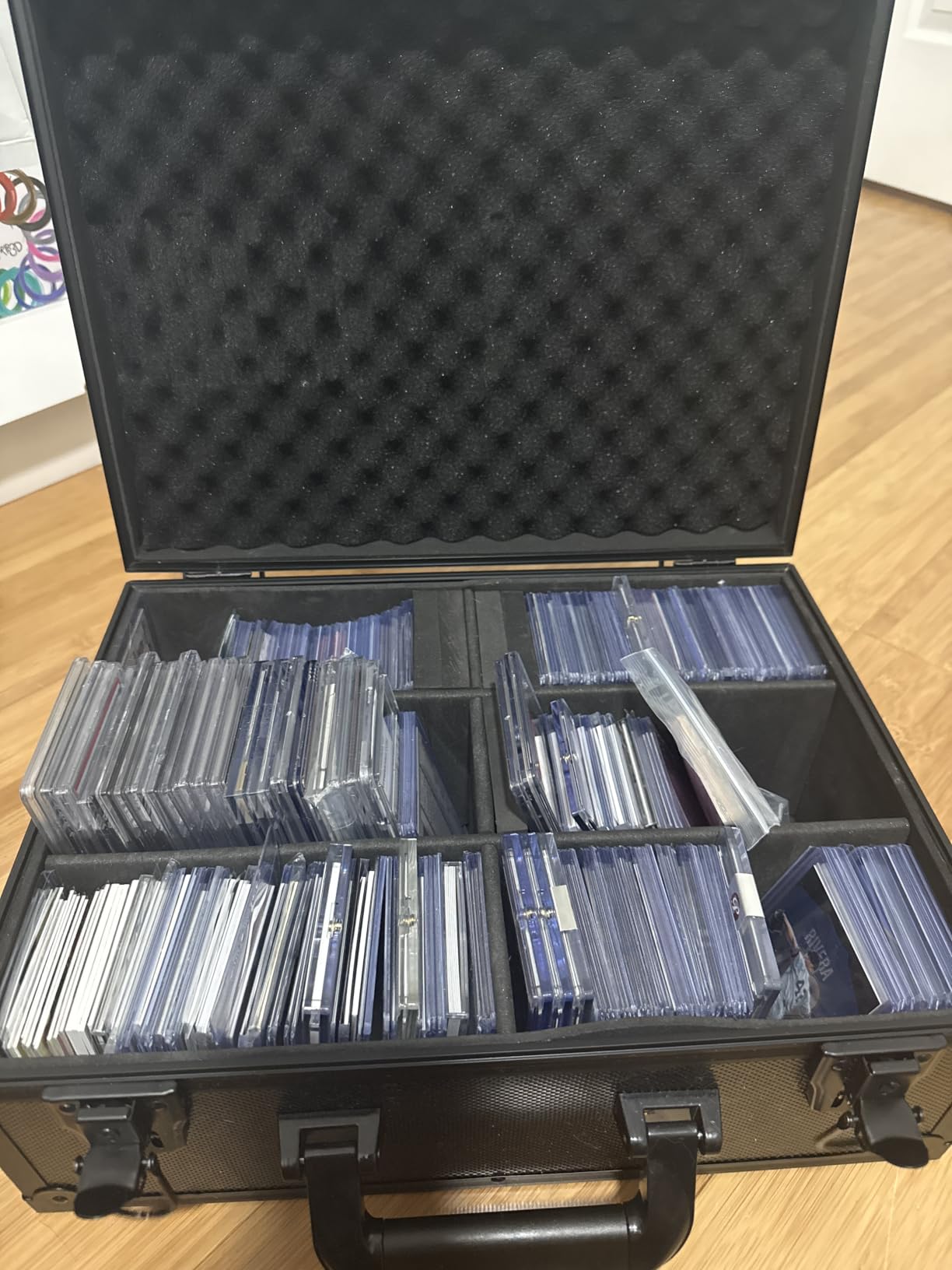 Top Loader Storage Box, Trading Card Case for Sports Cards, Fits 3
