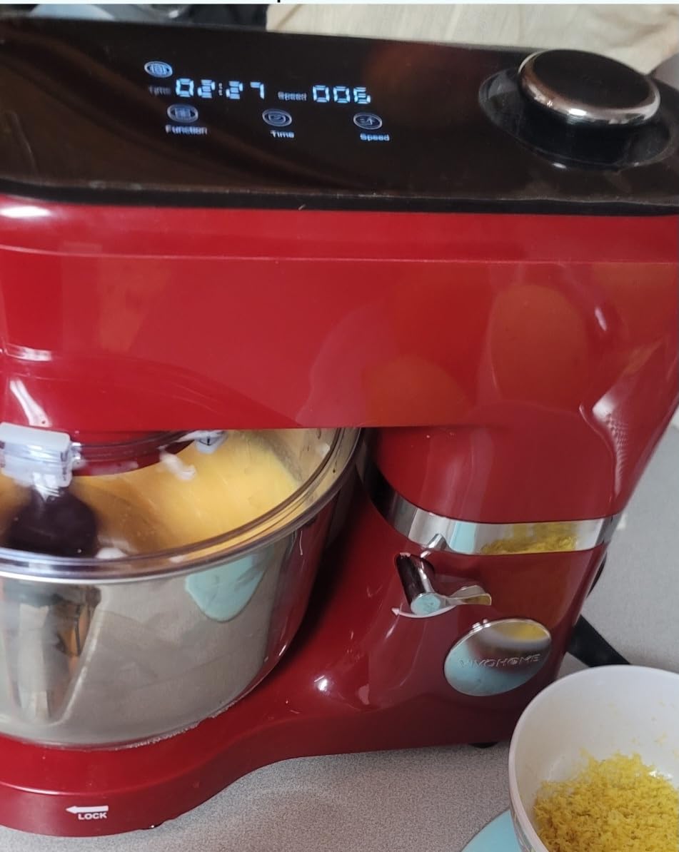 VIVOHOME Stand Mixer with Dough Proofing, 6-Quart Tilt-Head Mixer, Black customer photo 2