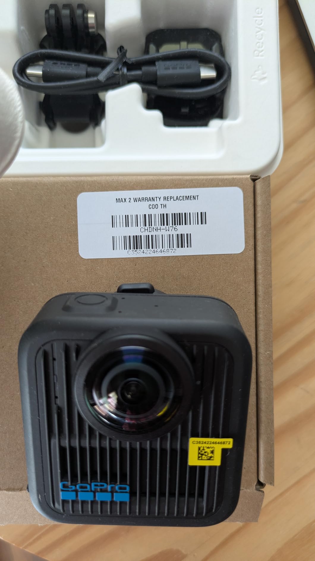 MAX2 - Waterproof 360 + Traditional Action Camera with Touch Screen, Spherical 8K Video, 29MP 360 Photos, Easy Replaceable Lenses, HyperSmooth Stabilization, 6 Microphones customer photo 1