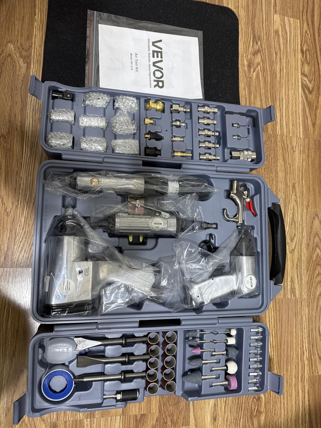 VEVOR 71 Pieces Pro Air Tool and Accessories Kit - 1/2