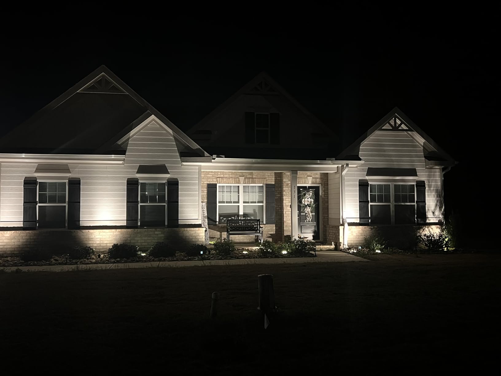 SUNVIE All-in-One Low Voltage Landscape Lighting Kit, 6W Landscape Lights Wired Aluminum 3000K with Transformer 100FT Wire, 12-24V Waterproof Outdoor Spotlight for Garden Yard House Tree, 8 Pack customer photo 2