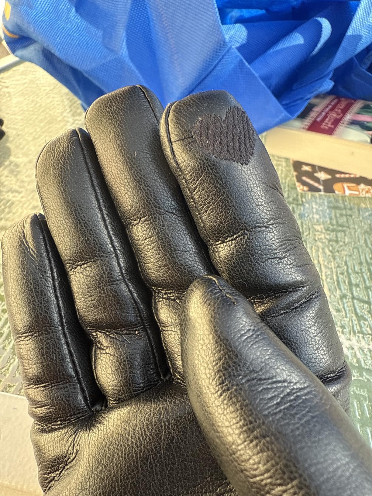 Womens Winter Leather Gloves for Women, Warm Touchscreen Texting Cashmere Lined Warm Lambskin Gloves customer photo 2