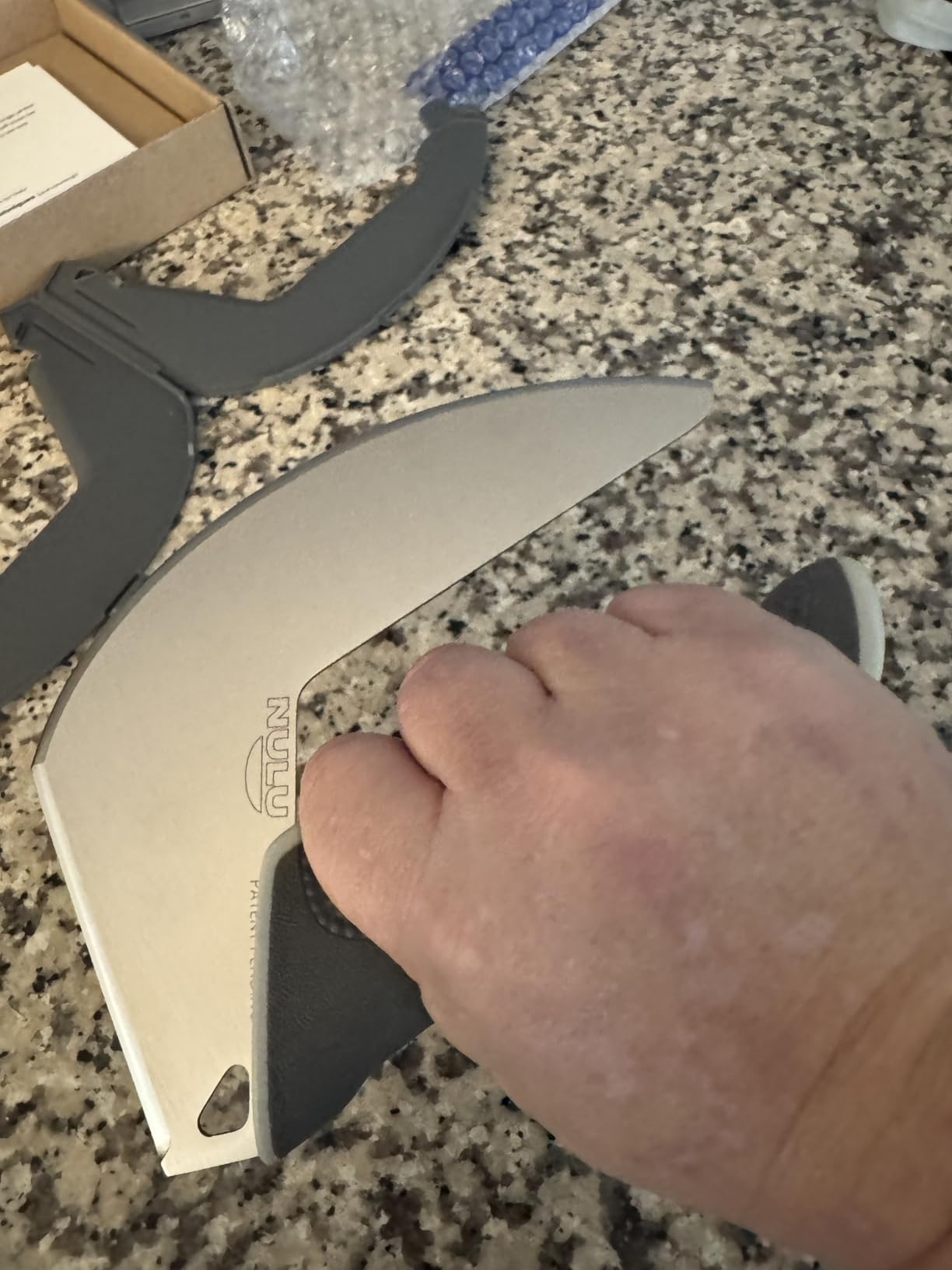 NULU Adaptive Kitchen Knife for Arthritis & Weak Hands | Ergonomic customer photo 2
