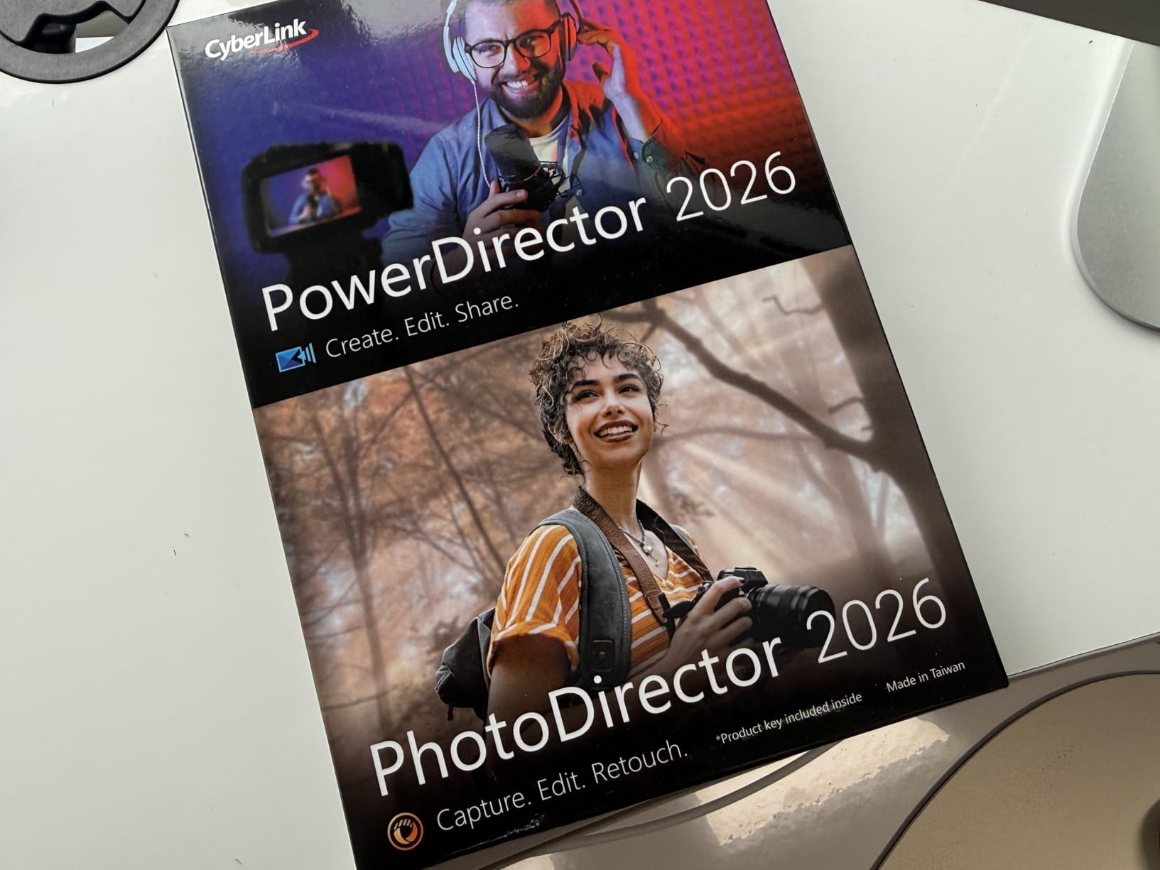 CyberLink PowerDirector & PhotoDirector 2026 | AI Video and Photo Editing Software for Windows | Slideshow Maker, Effects & Creative Design Tools | Box with Download Code customer photo 1