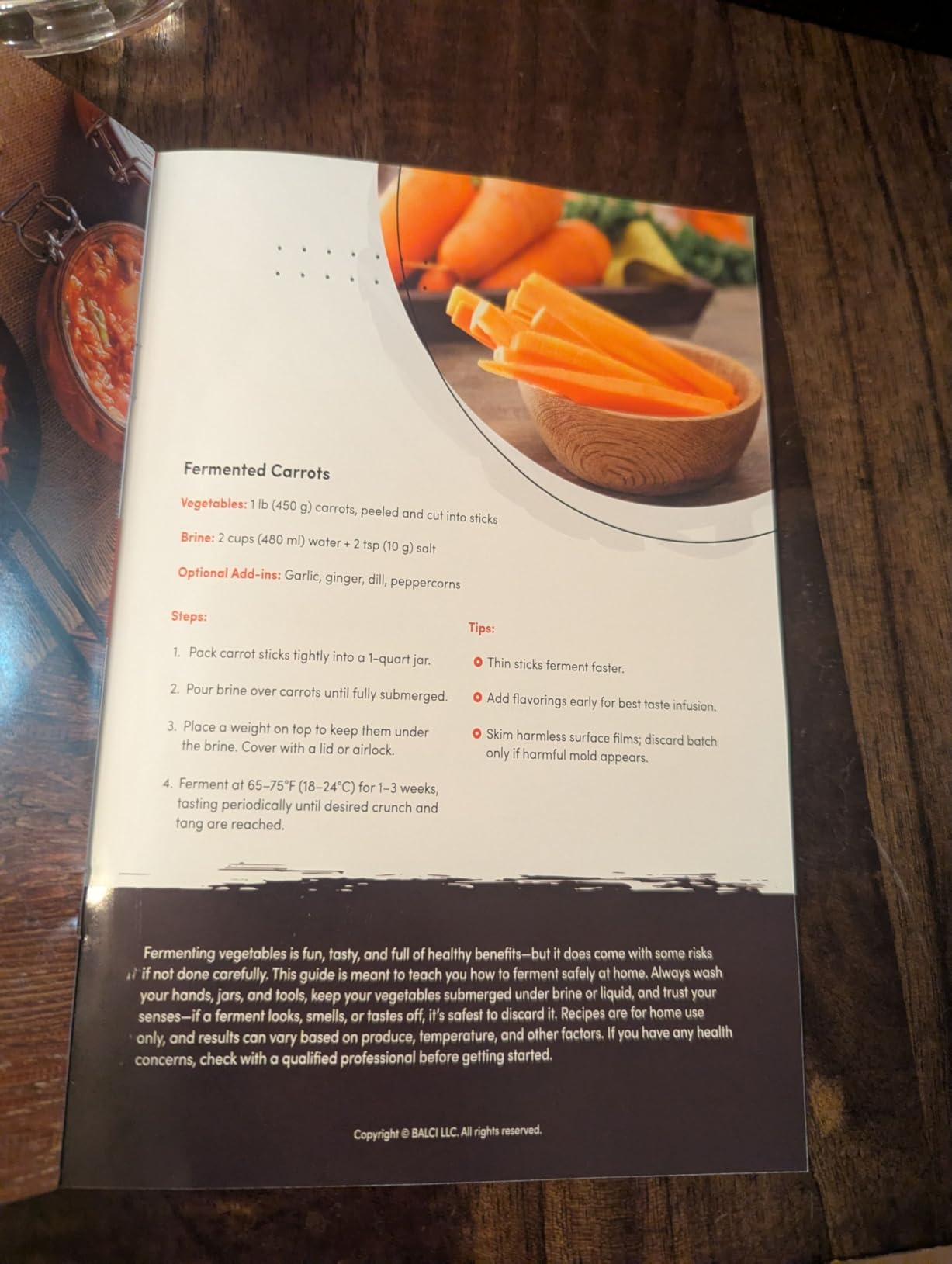 Complete Mason Jar Fermentation Kit - 9 Pc Wide Mouth Starter Set | Includes fermentation lids, glass weights, wooden tamper & recipe book for sauerkraut, kimchi, pickles & probiotics. customer photo 1