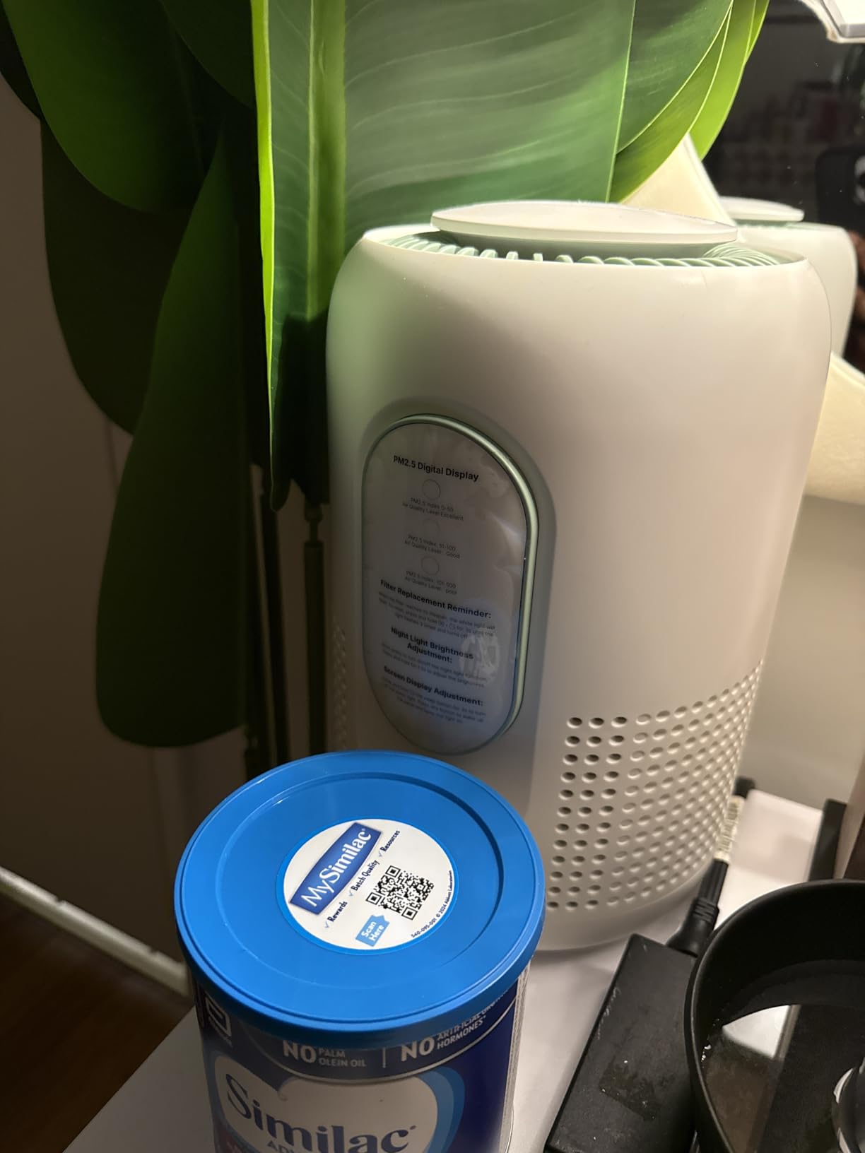 Momcozy Air Purifier for Bedroom with Dimmable Night Light for Small Room | Air Purifier for Baby with True HEPA & Activated Carbon Filter, Real-time PM2.5 Air Monitor, 4 Fan Speeds, 21dB Sleep Mode customer photo 2
