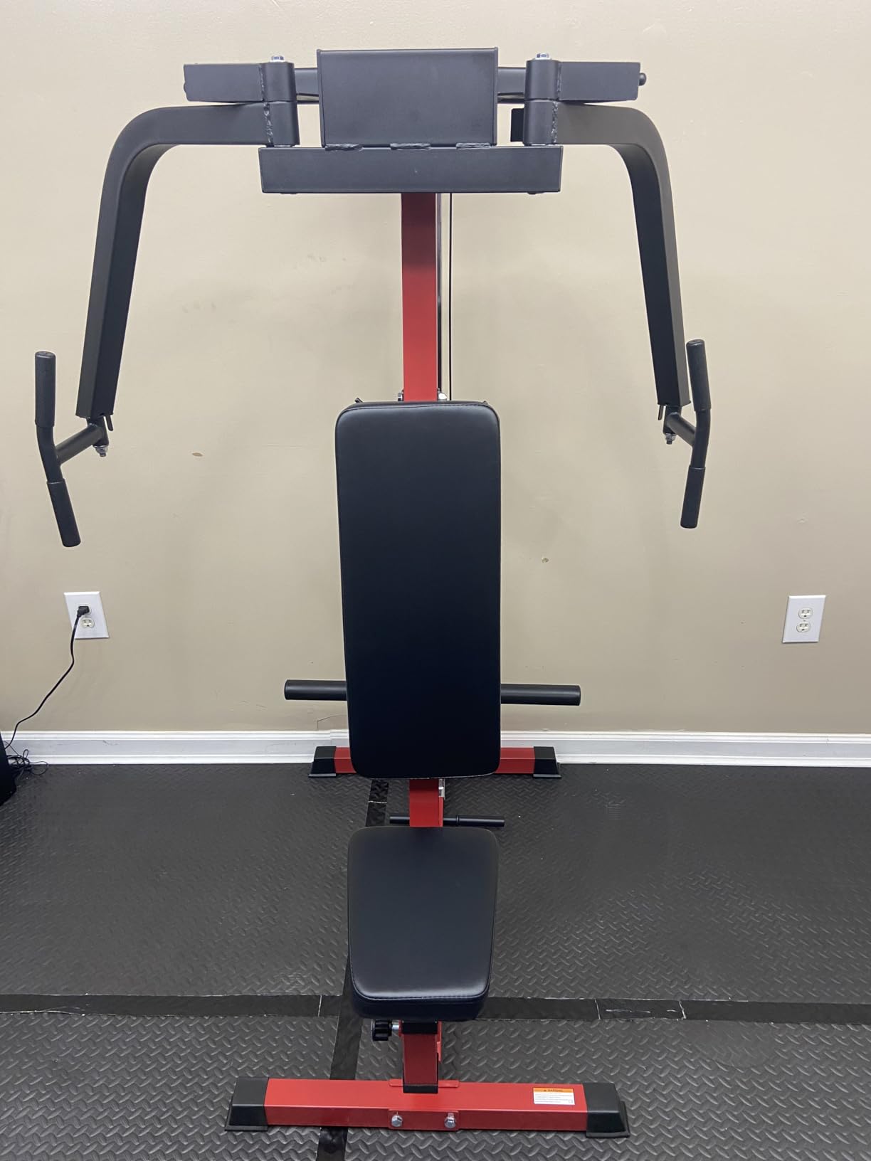 3-in-1 Chest Fly Machine, PEC Deck Fly and Reverse Delt Machine | Seated Chest Press, Adjustable Padded Seat and Backrest, 450 LBS Upper Body Workout Equipment for Home Gym customer photo 1