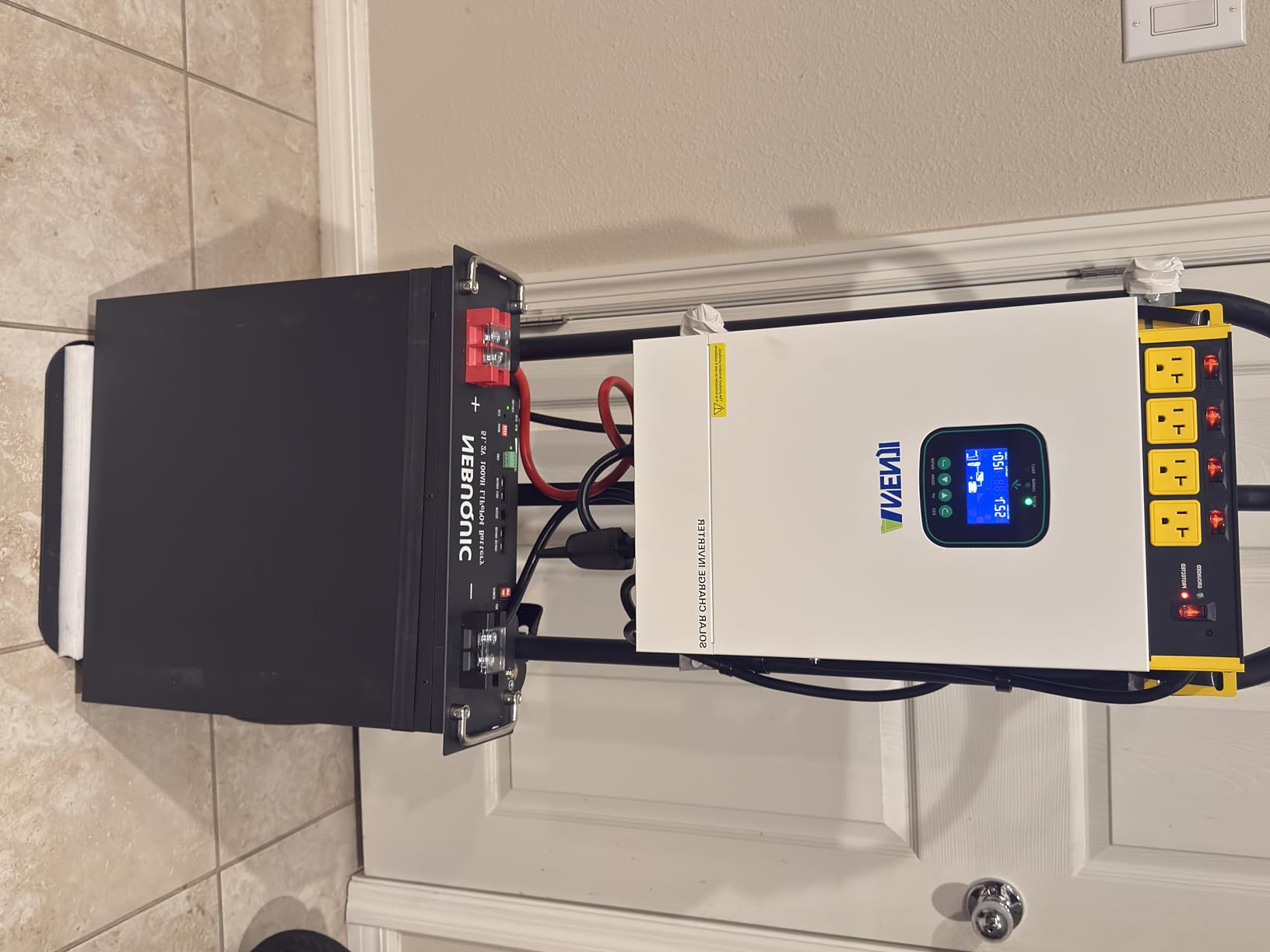 48V(51.2V) 100Ah LiFePO4 Lithium Battery 5.12kWh 3U Rack Mount Server Battery with 100A BMS & Bluetooth APP, 6000+ Deep Cycles for Solar Energy Storage System, RV, Off-Grid and Backup Power customer photo 1