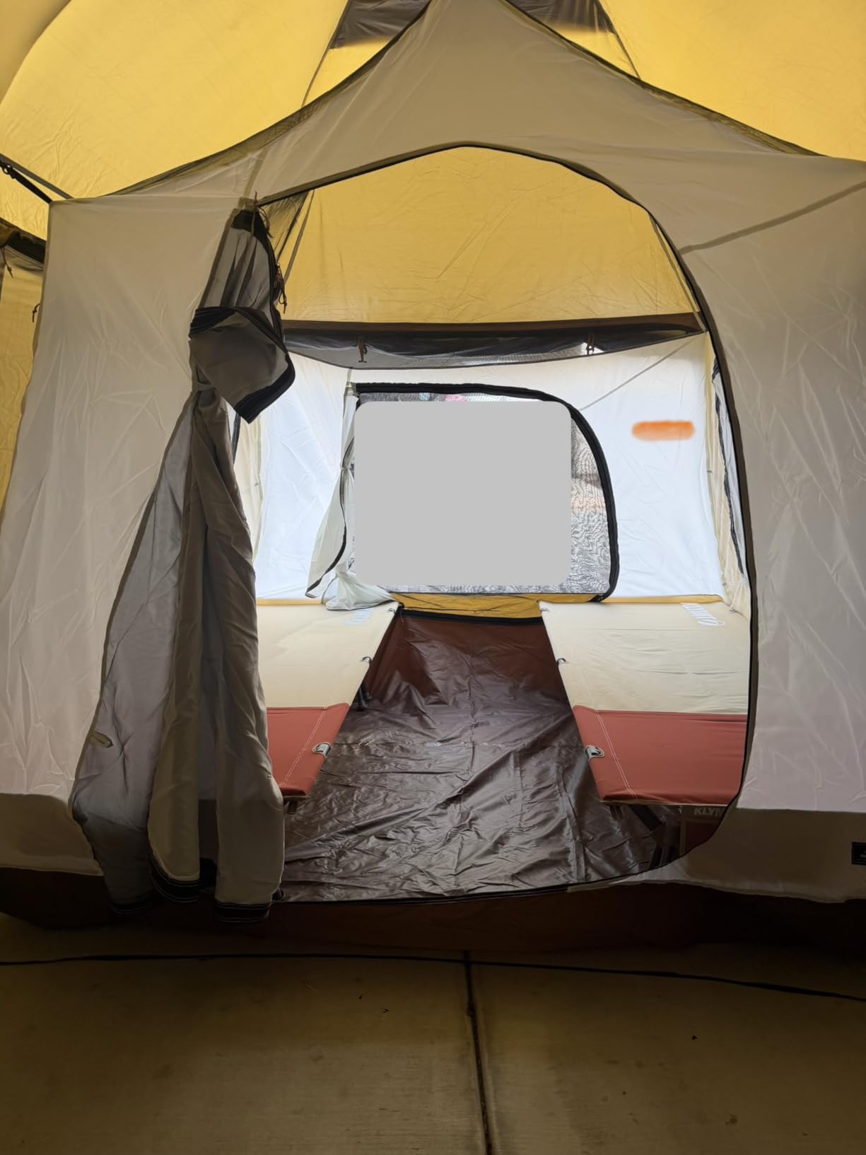 Dune Hot Tent with Stove Jack,Double Layer 4 Season Tent,Waterproof 2-4 Person Tents for Camping customer photo 2