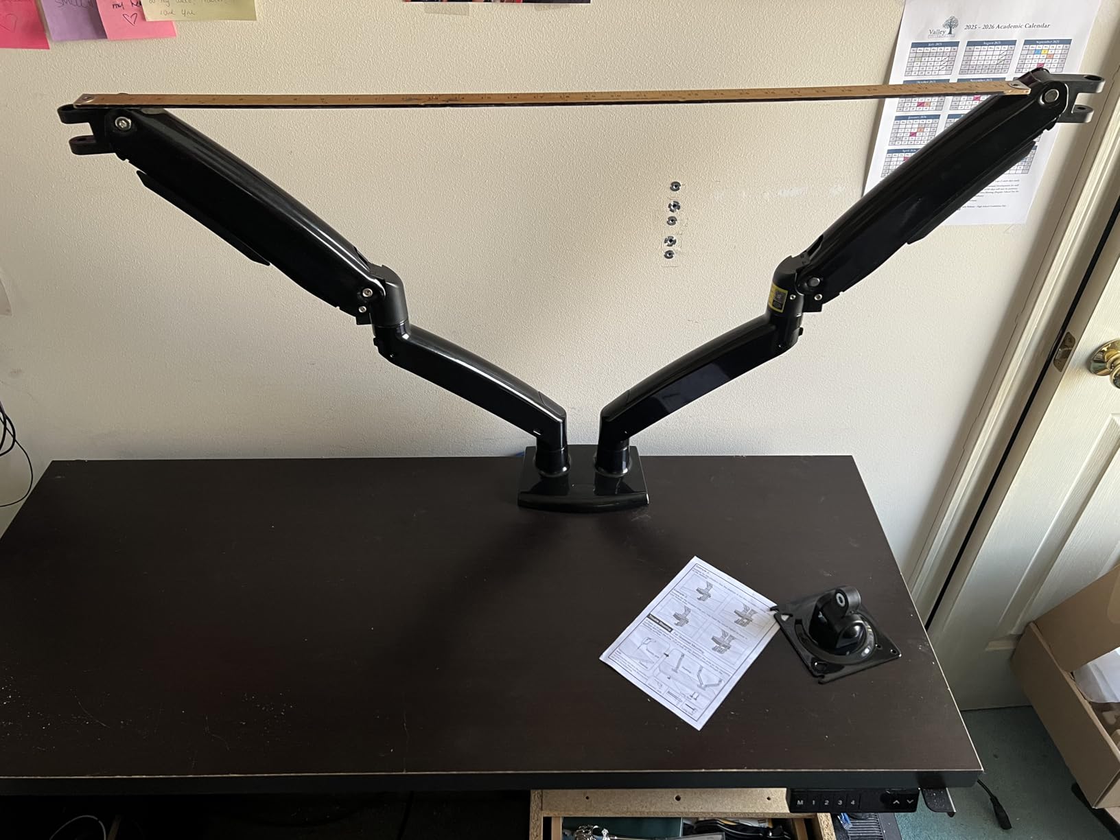 ErGear Dual Monitor Arm, Full Adjustable Monitor Mount for 13-32 inch Screens, Fast Install Computer Monitor Stand with Tool-Free VESA Mount, Max Load 19.8 lbs, Max VESA 100x100mm customer photo 2