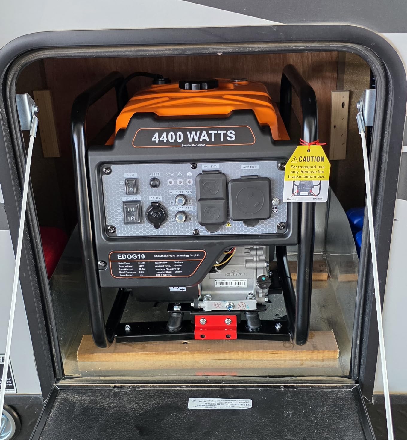 Oxseryn Power Equipment 4400 Watts Inverter Generator Gas Powered, Portable Open Frame Generator, Low Noise with ECO Mode, RV Ready, Emergency Home Backup customer photo 2