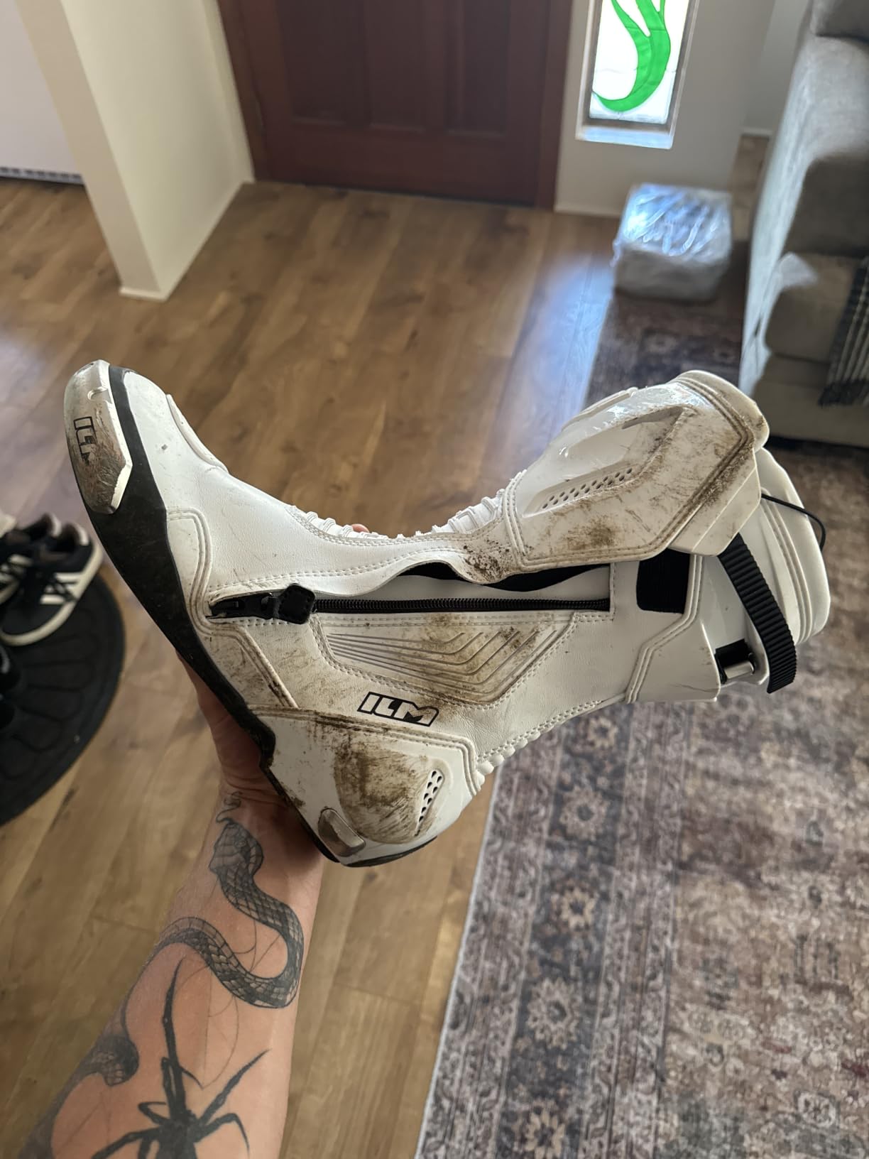 ILM Motorcycle Racing Boots Model BRC1 customer photo 1