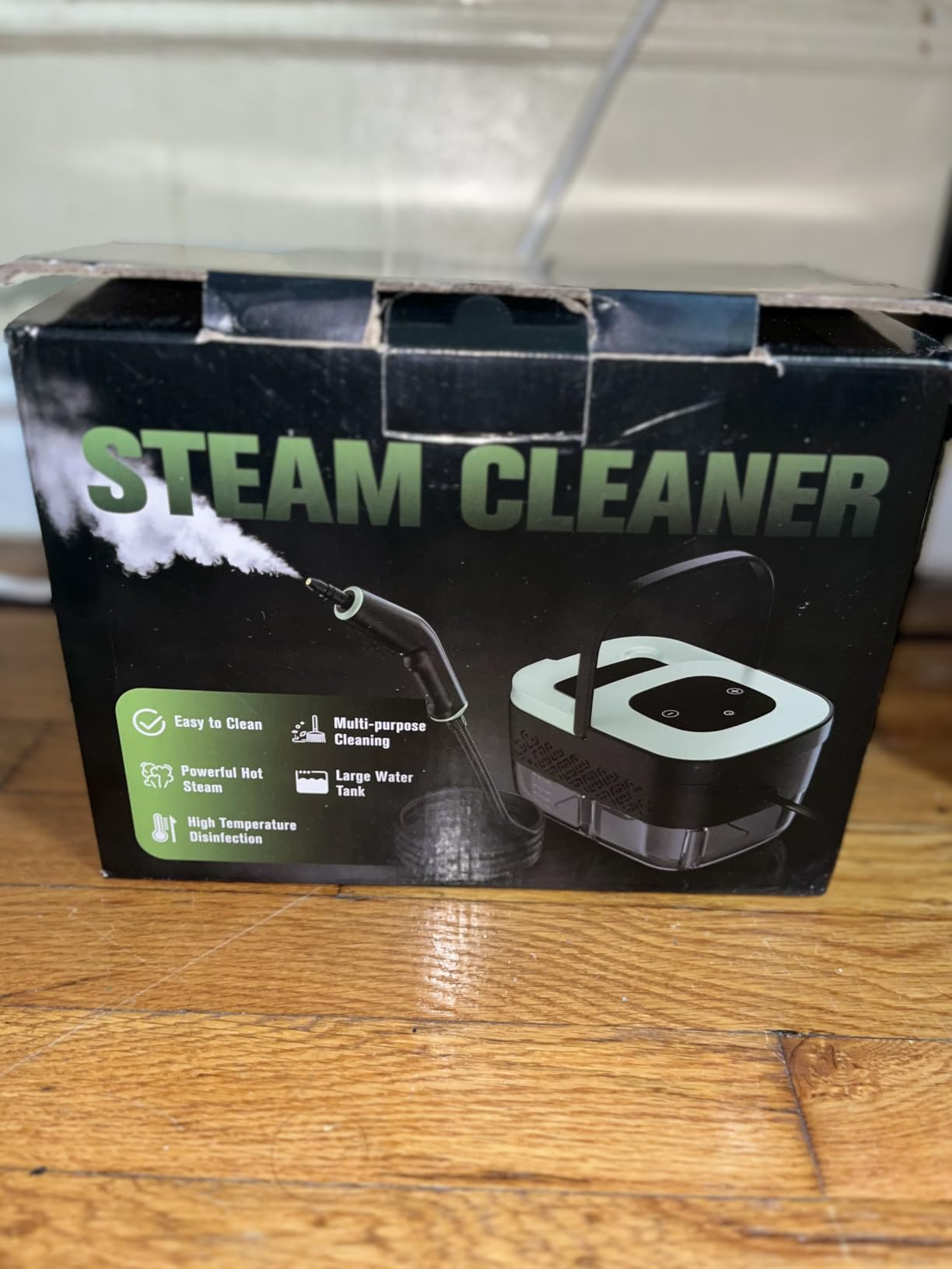 Steam Cleaner, Portable Steamer for Cleaning with 16pcs Accessories, 6-Level Adjustable and 15s Heat-Up, Handheld Steam Cleaner for Home, Tile, Dirt, Grout, Grease, Car Detailing customer photo 1