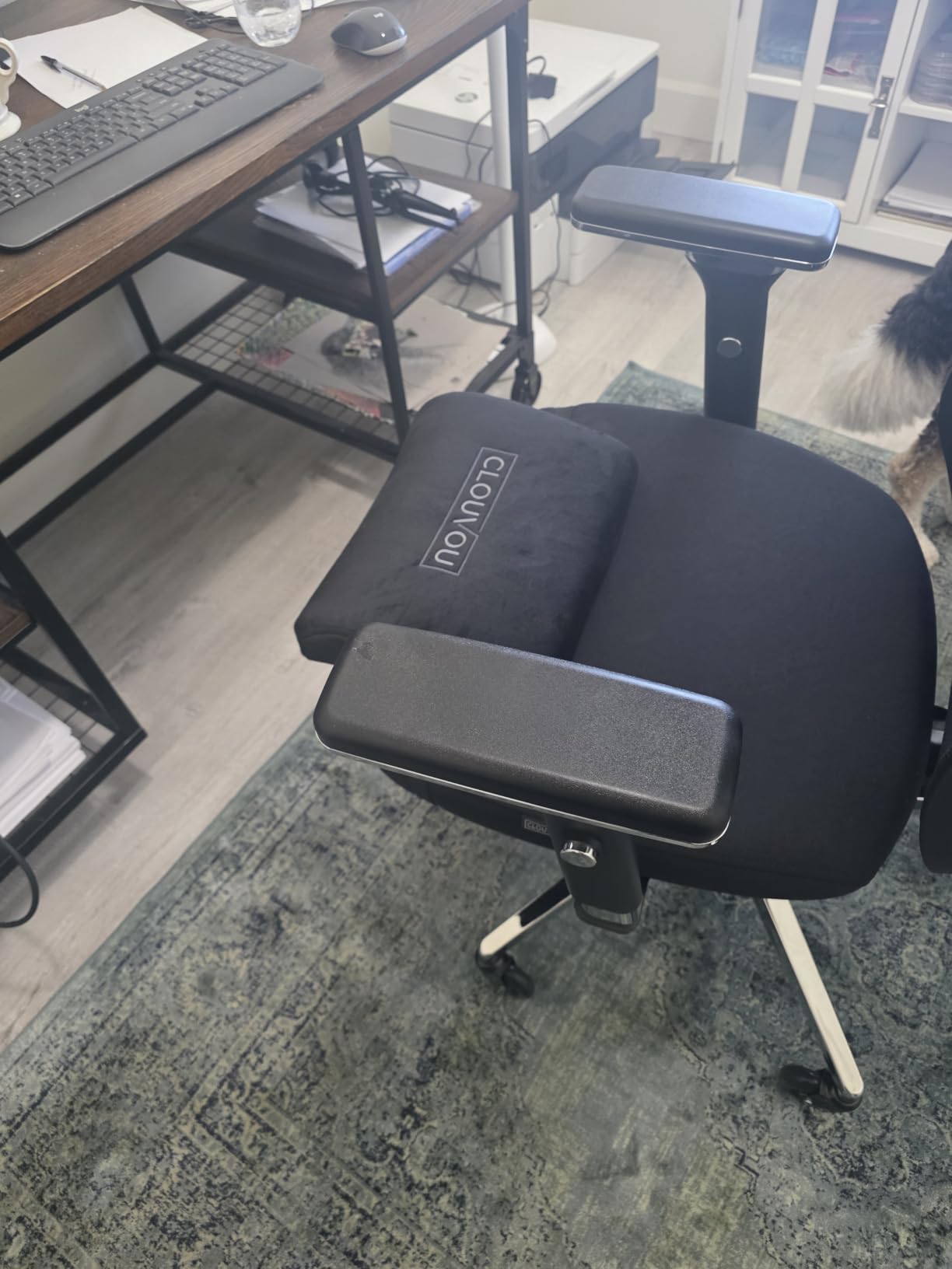 Ergonomic Office Chair Comfy [#1 in Tests] | Ergonomic Chair with Breathable Mesh Back | Computer Chair with wheels | Home Office Desk Chair with Headrest customer photo 1