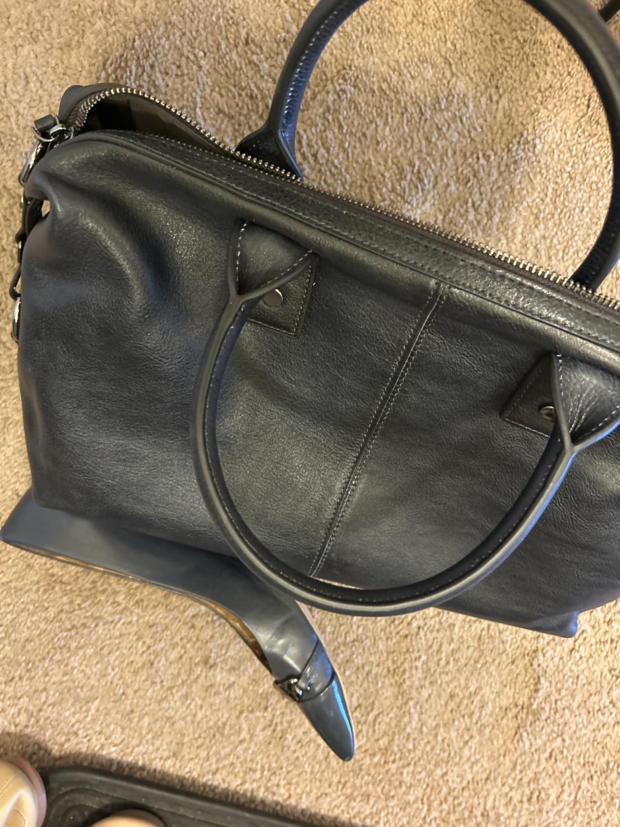 Iswee Satchel Bags Leather Purses for Women Handbag Shoulder Bag Hobo Tote | Retro Vintage Top Handle Cross Body Bag Large Capacity Doctor Bag Work Luxury Classic Design Pocketbooks customer photo 2