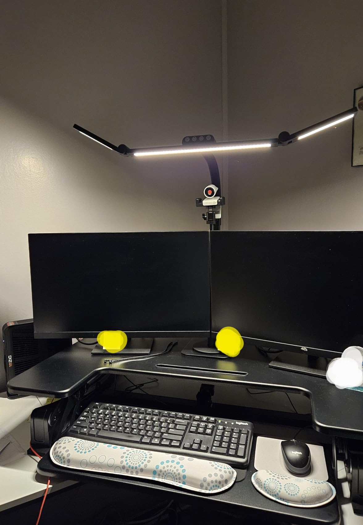 LED Desk Lamp for Home Office with Base, 28.2
