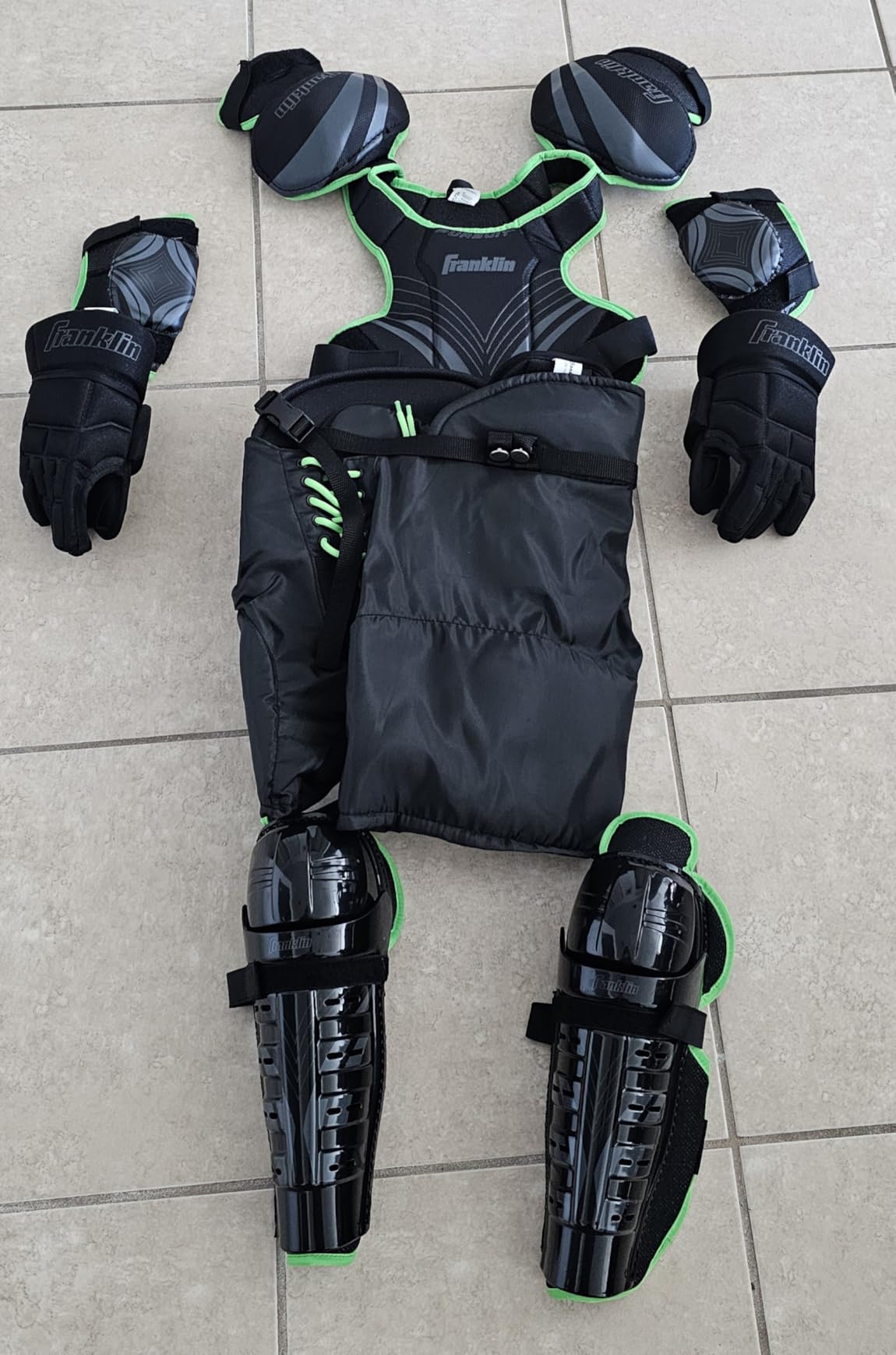 Franklin Sports Pursuit Ice Hockey Youth Complete Protective Gear Set | Full-Body Rink Protection, Molded Plastic + High-Density Foam, Adjustable Growth-Friendly Fit, For Beginner Players customer photo 1