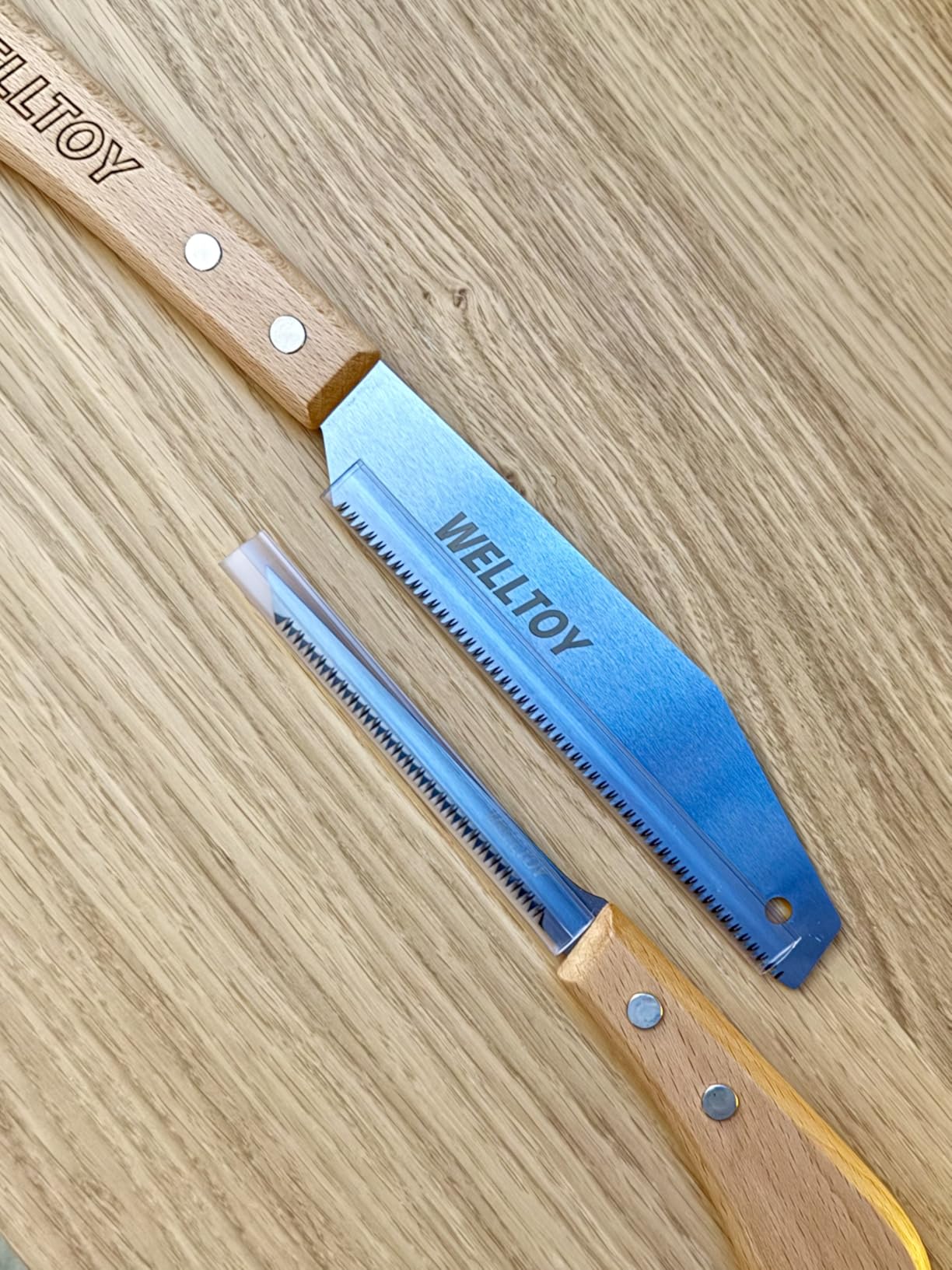2PC Small Hand Saw, 6 inch Japanese Pull Saws with Anti-Slip handle, Flexible Blade, 17 TPI Japanese Flush Cut Saw for Flush Cut Woodworking, DIY and Small Project customer photo 2