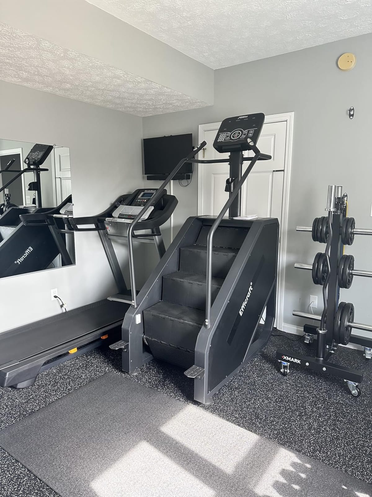 EFFICRAFT Commercial 90% Pre-Assembled Stair Master, Continuous Climbing Exercise Machine for Cardio, 15 Speed Levels Stair Master, 15-164 Steps/Min customer photo 1