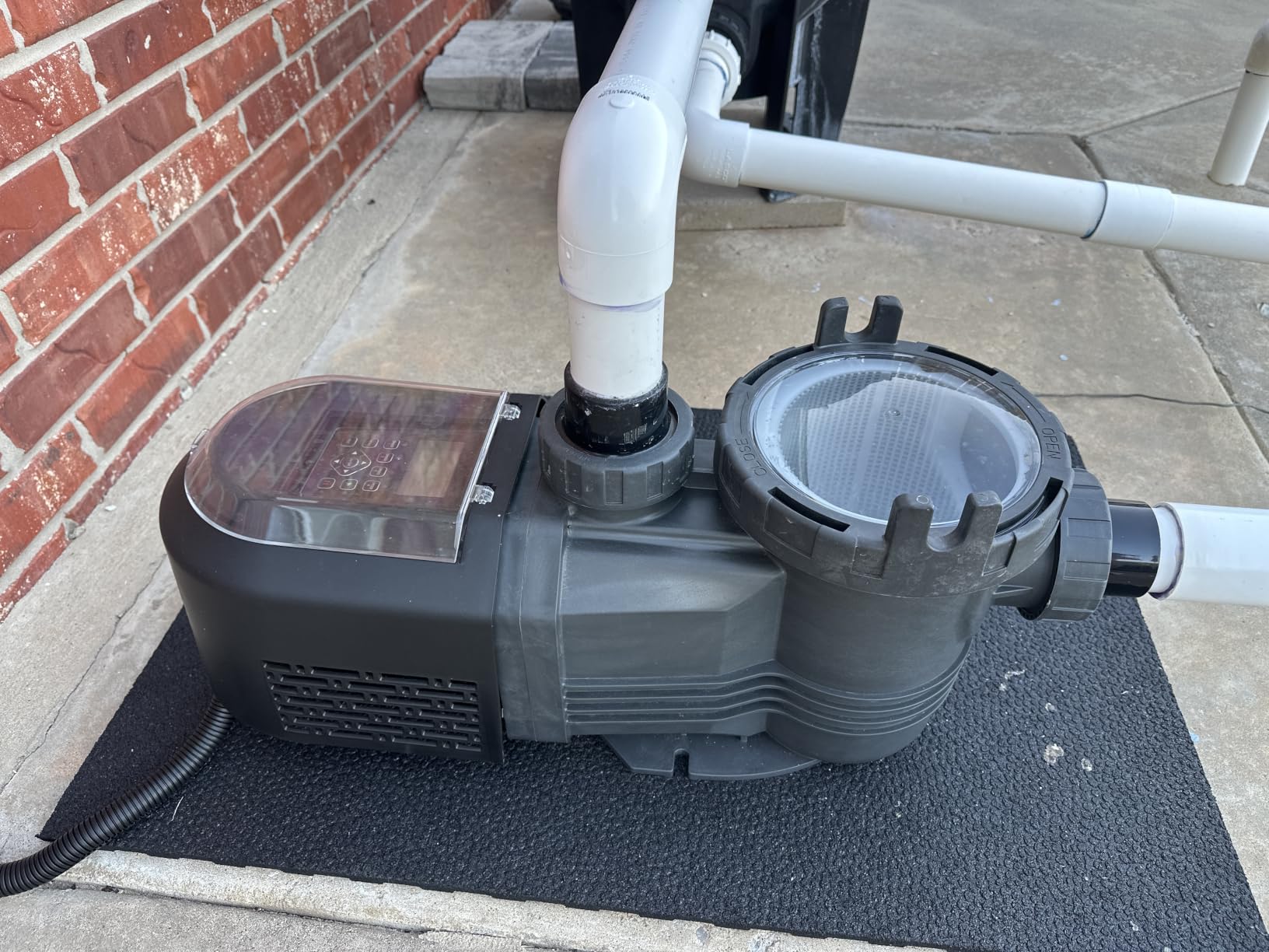 Aquastrong Variable Speed Pool Pump, 3 HP, 220V, 11359GPH, In/Above Pool Pump, Energy Efficient, High Flow, Powerful Self Primming Swimming Pool Pumps with Filter Basket customer photo 2