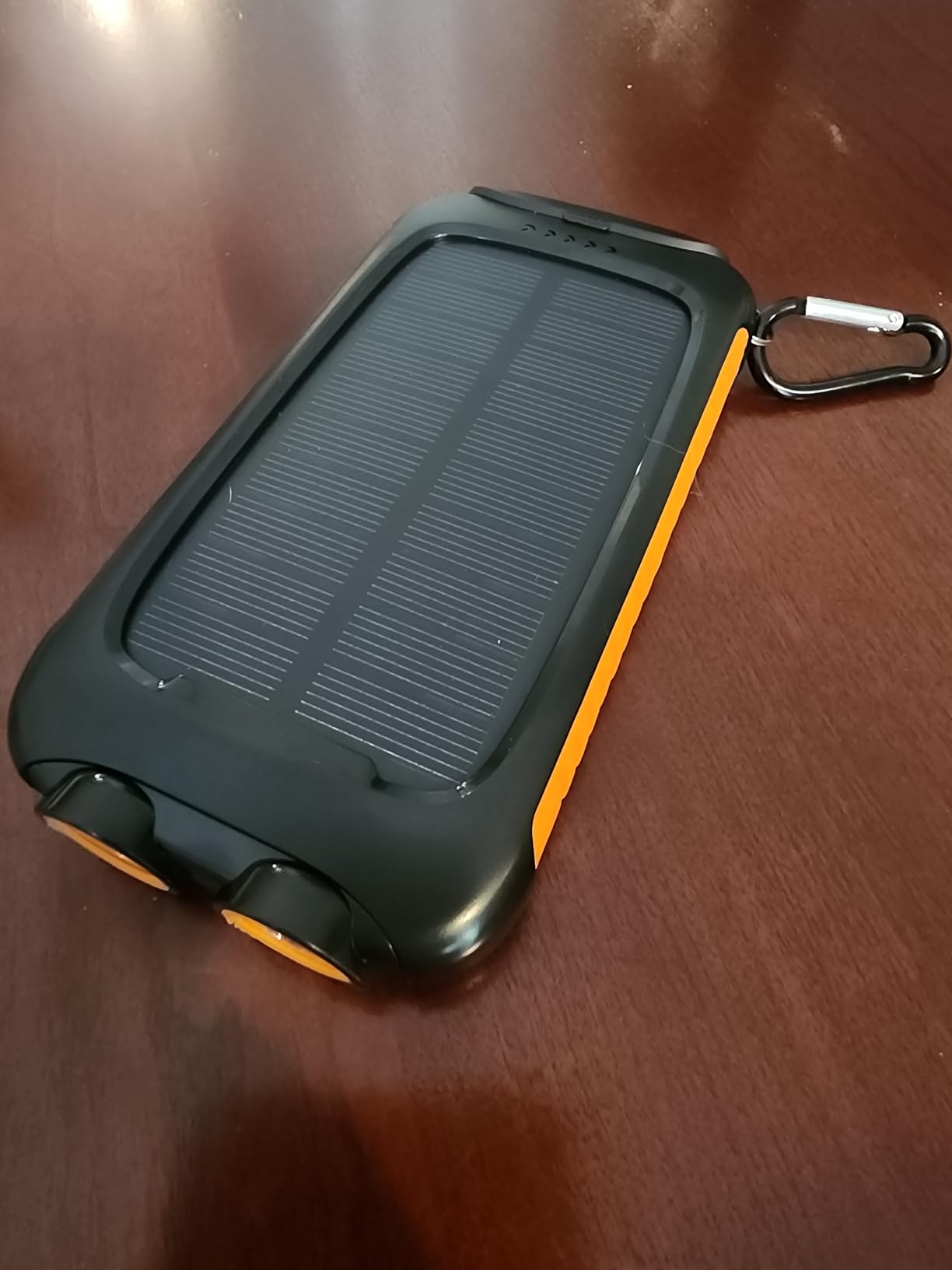 YELOMIN 38800mAh Solar Power Bank, Portable Charger USB-C Fast Charging Compatible with iPhone Samsung, Dual LED Flashlight Battery Pack, 3 Output Backup Charger for Camping Hiking Outdoor Emergency customer photo 1
