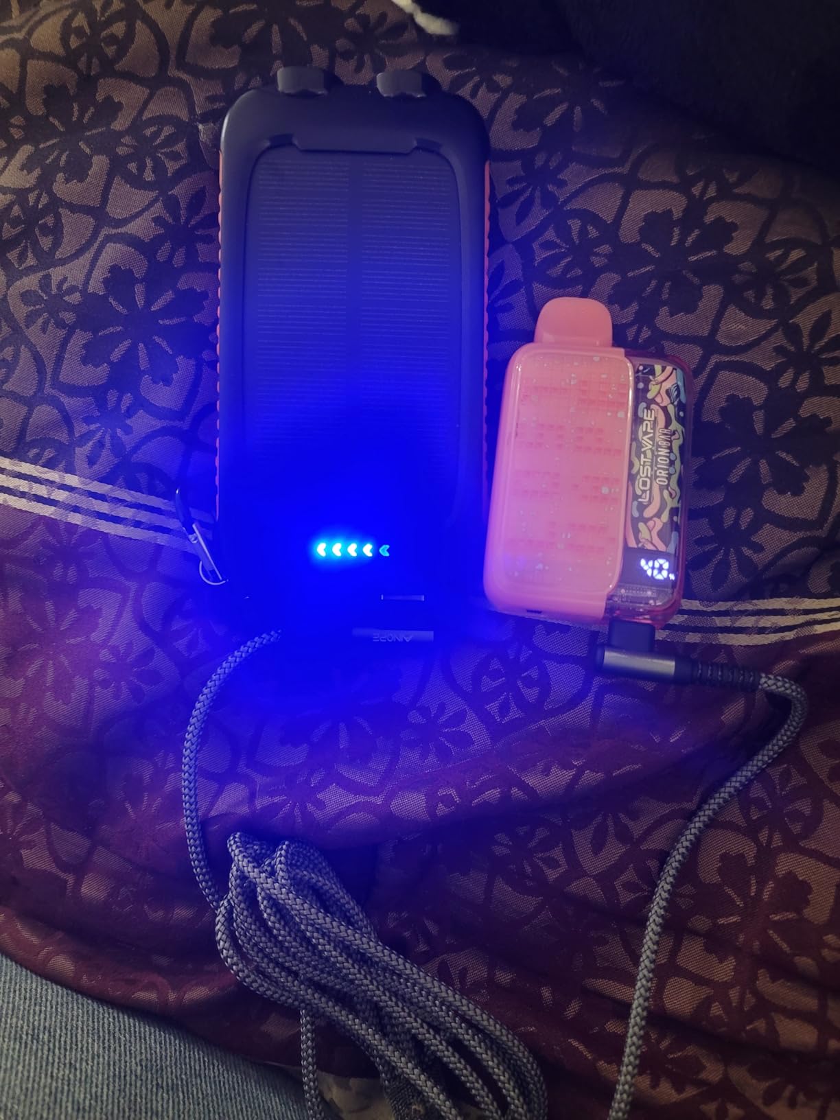 YELOMIN 38800mAh Solar Power Bank, Portable Charger USB-C Fast Charging Compatible with iPhone Samsung, Dual LED Flashlight Battery Pack, 3 Output Backup Charger for Camping Hiking Outdoor Emergency customer photo 2