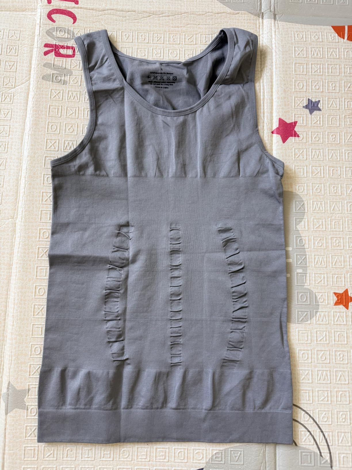 3 Pack Compression Shirt Men Body Shaper Vest Workout Tank Top customer photo 1