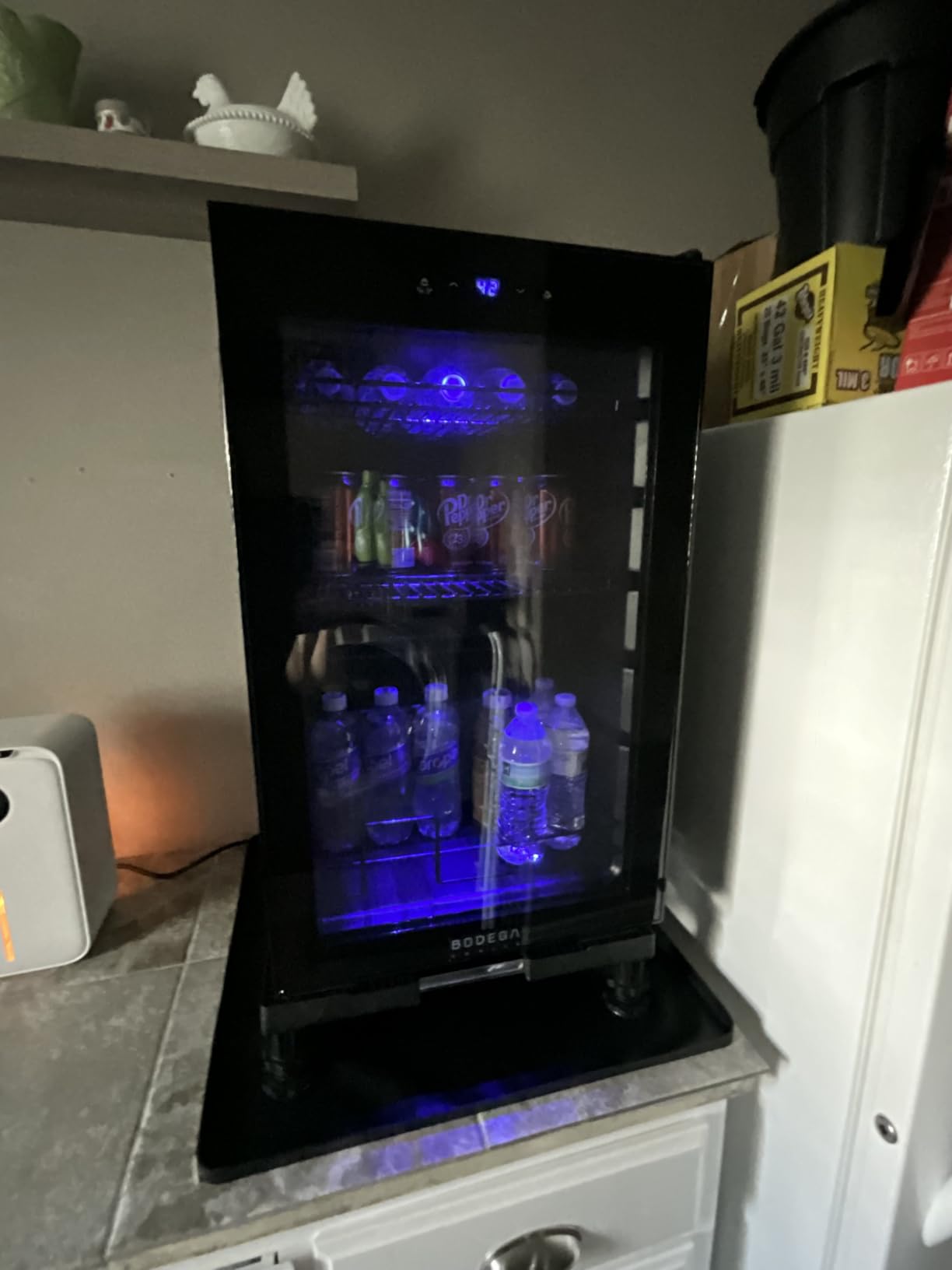 Commercial Back Bar Refrigerator, 20.5 Cu Ft Beverage Fridge Sainless Steel | 3 Glass Door Counter-Height Beverage Cooler,Adjustable Shelves，LED Lighting,Lock&6 Casters, for Restaurant Club Nightclub Bar customer photo 1