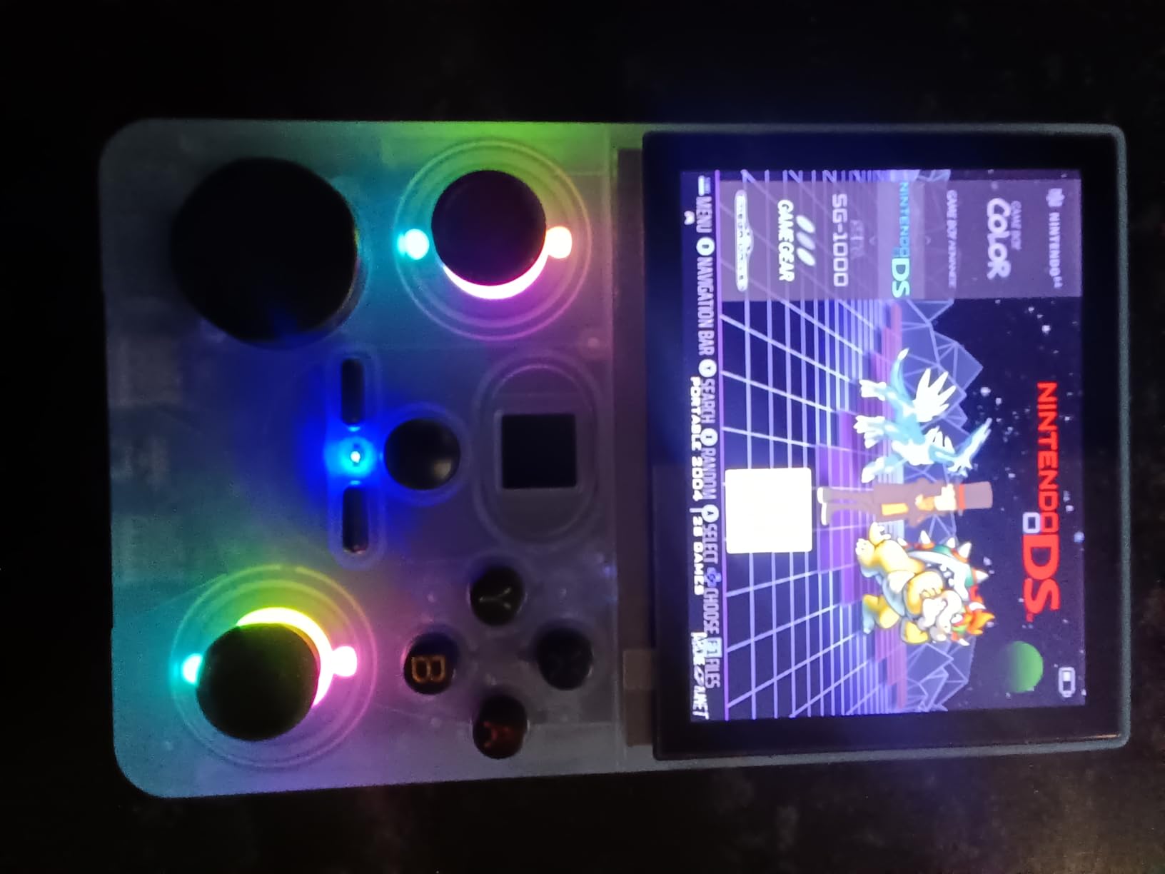 DC35V Retro Handheld Game Console, 3.5 Inch HD IPS Screen (Black) customer photo 2