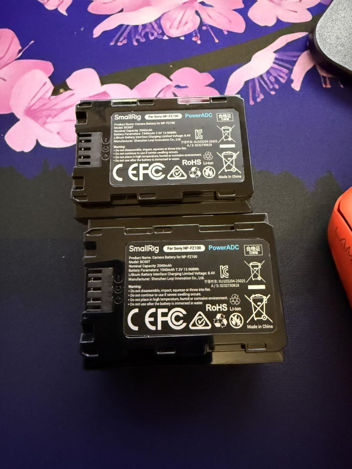 SmallRig NP-FZ100 Battery Set for Sony A7V A7IV, 2H Dual-Slot USB-C Charge | Real 1940mAh Batteries, 22.5W LED Charger, for Sony A7V A7III A7IV A6700 FX3 FX30 A9 A7C A7CII A7RIII ZV-E1 ZV-E10II customer photo 2