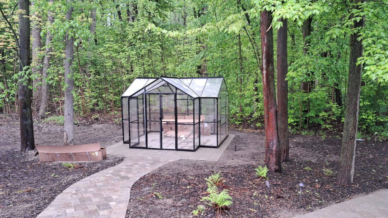 AMERLIFE 12 x 10 x 8-Ft Hybrid Polycarbonate Greenhouse customer photo 2