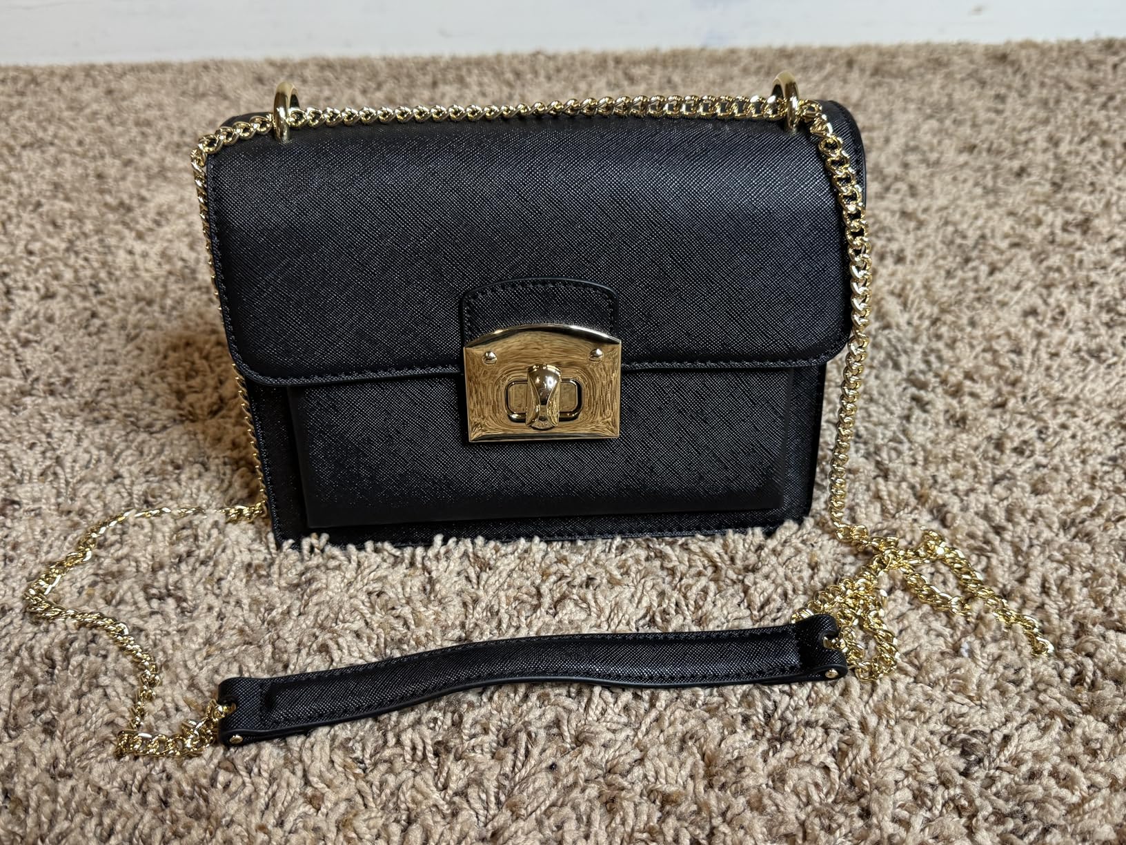 Women's Crossbody Handbags Small Leather Cross Body Purses Cute Designer Handbag for Women Chain Shoulder Bag customer photo 1