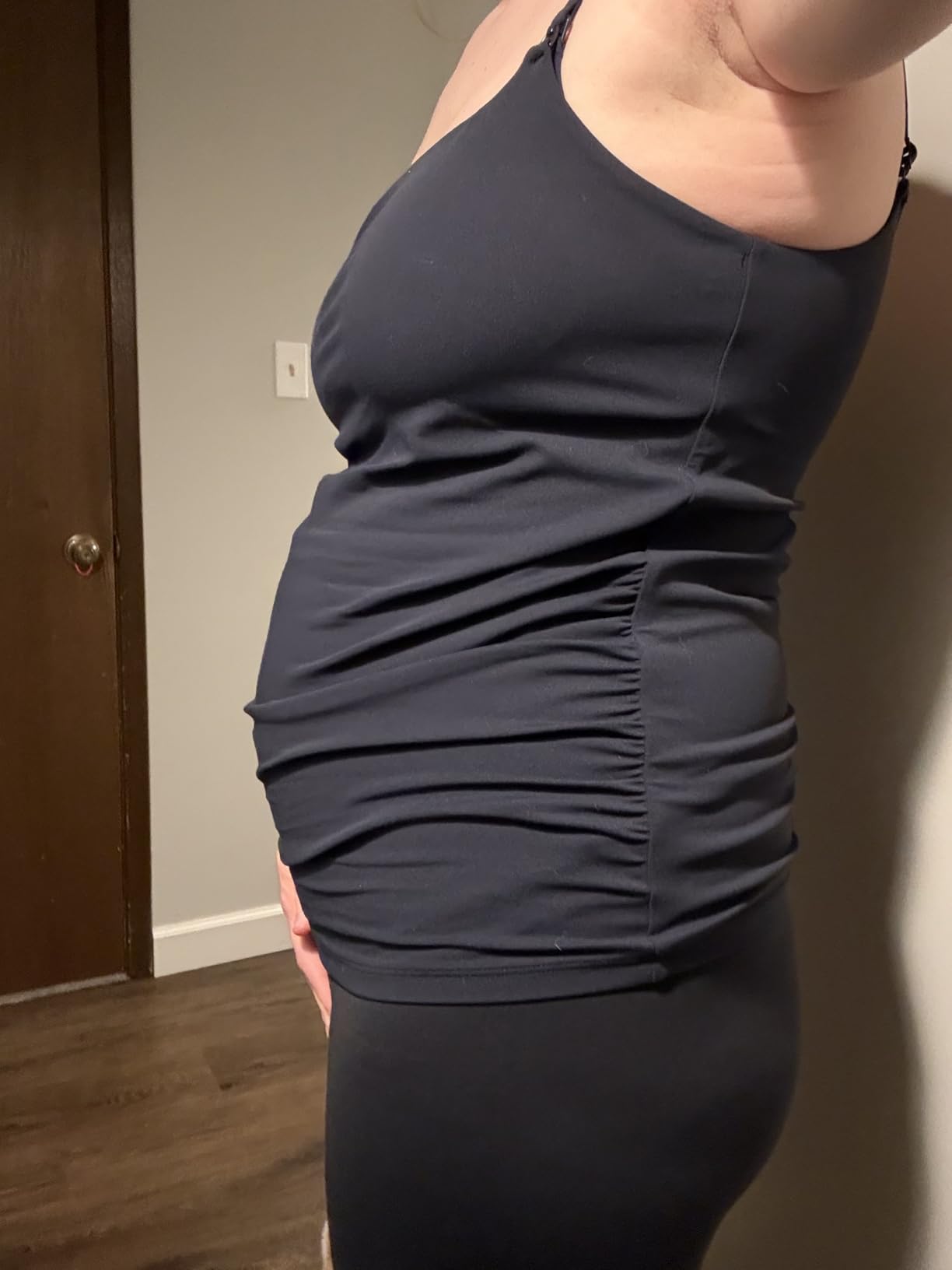 CRZ YOGA Maternity Nursing Tank Tops | Butterluxe, Light Support, Removable Pads, Casual, Extremely Soft, Clip Down, Adjustable Straps, Pregnancy and Postpartum customer photo 2