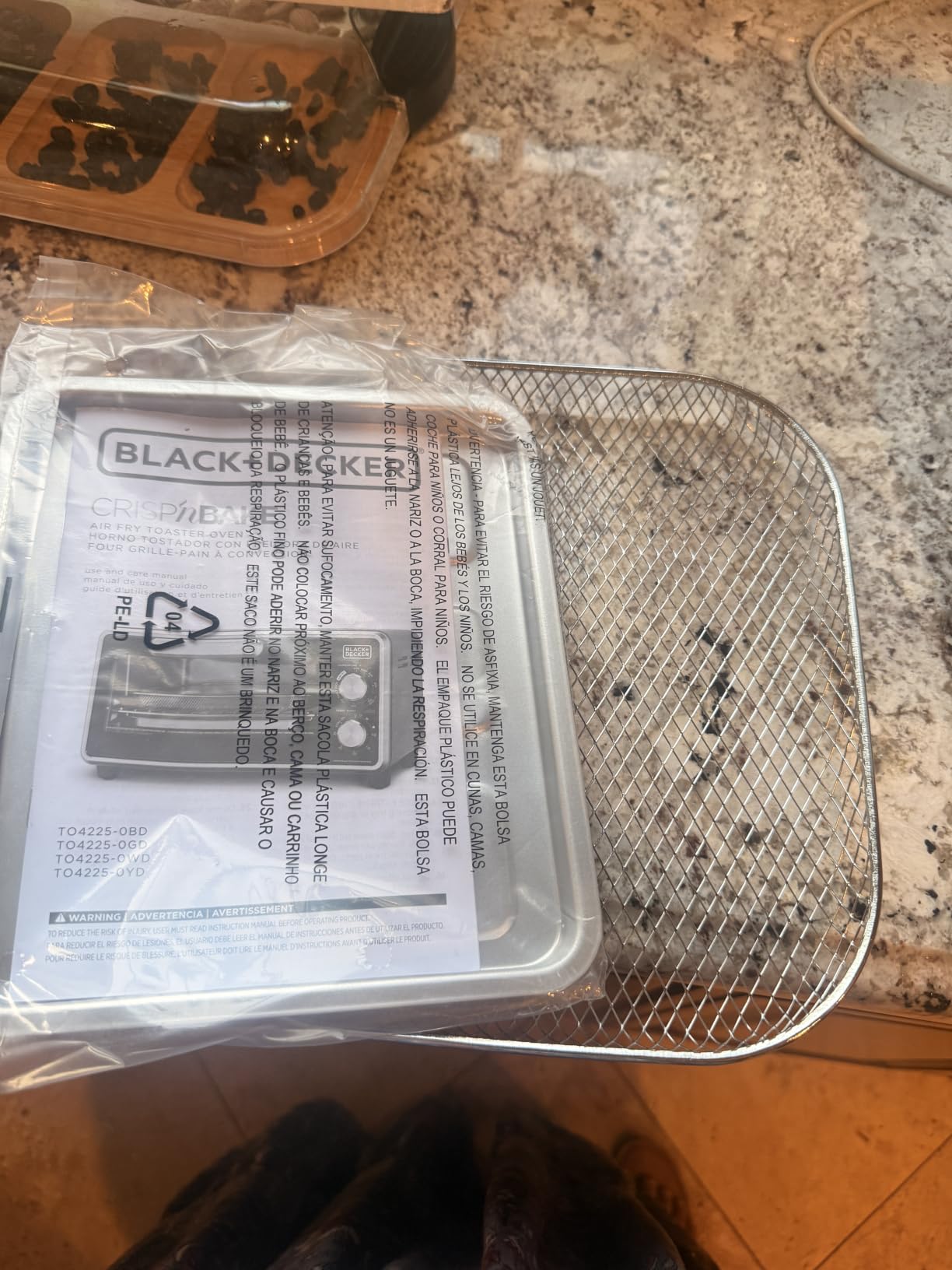 BLACK+DECKER Crisp 'N Bake Pro 4-Slice Digital Air Fry Oven customer photo 1