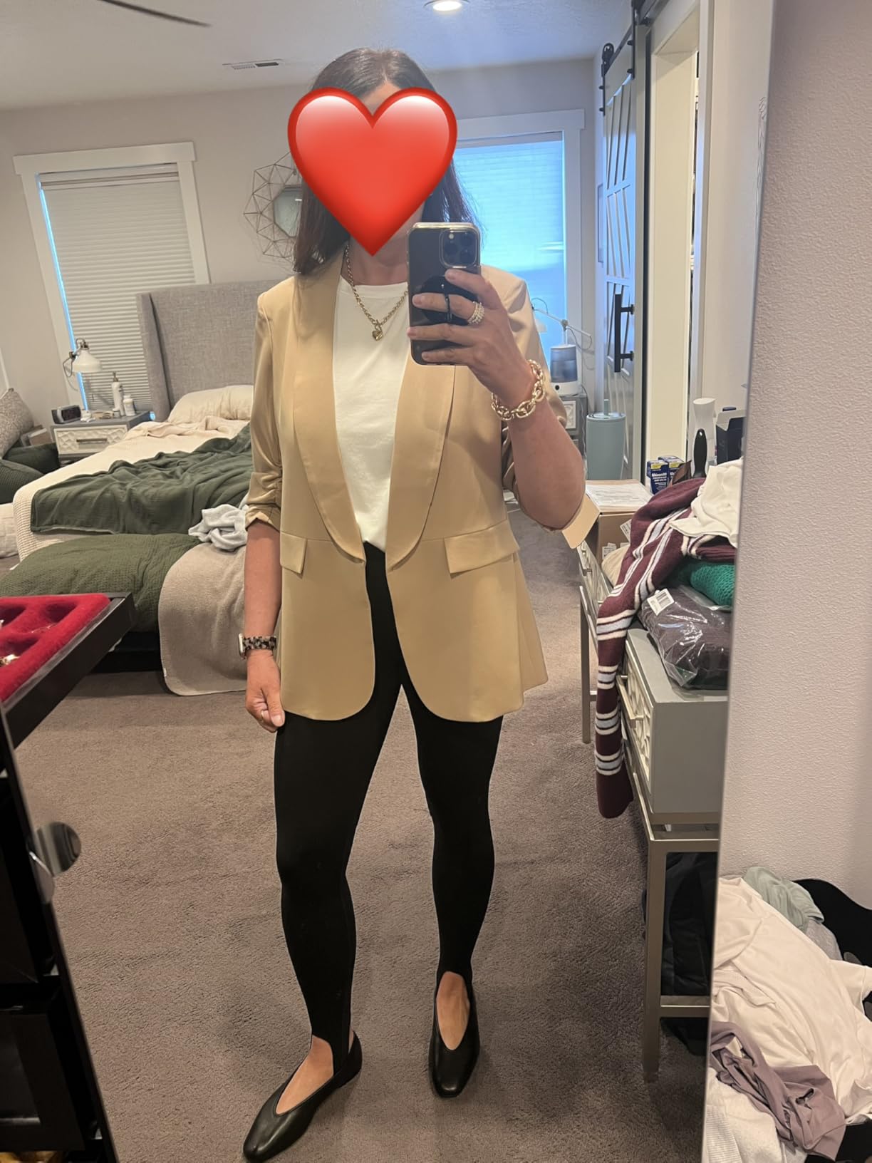PRETTYGARDEN Women's Summer Blazers Business Casual Outfits | Ruched 3/4 Sleeve,Shawl Lapel,Collared Open Front,Padded Shoulder,Lightweight Jackets,Office Work Suits,Spring Fall Clothes customer photo 1