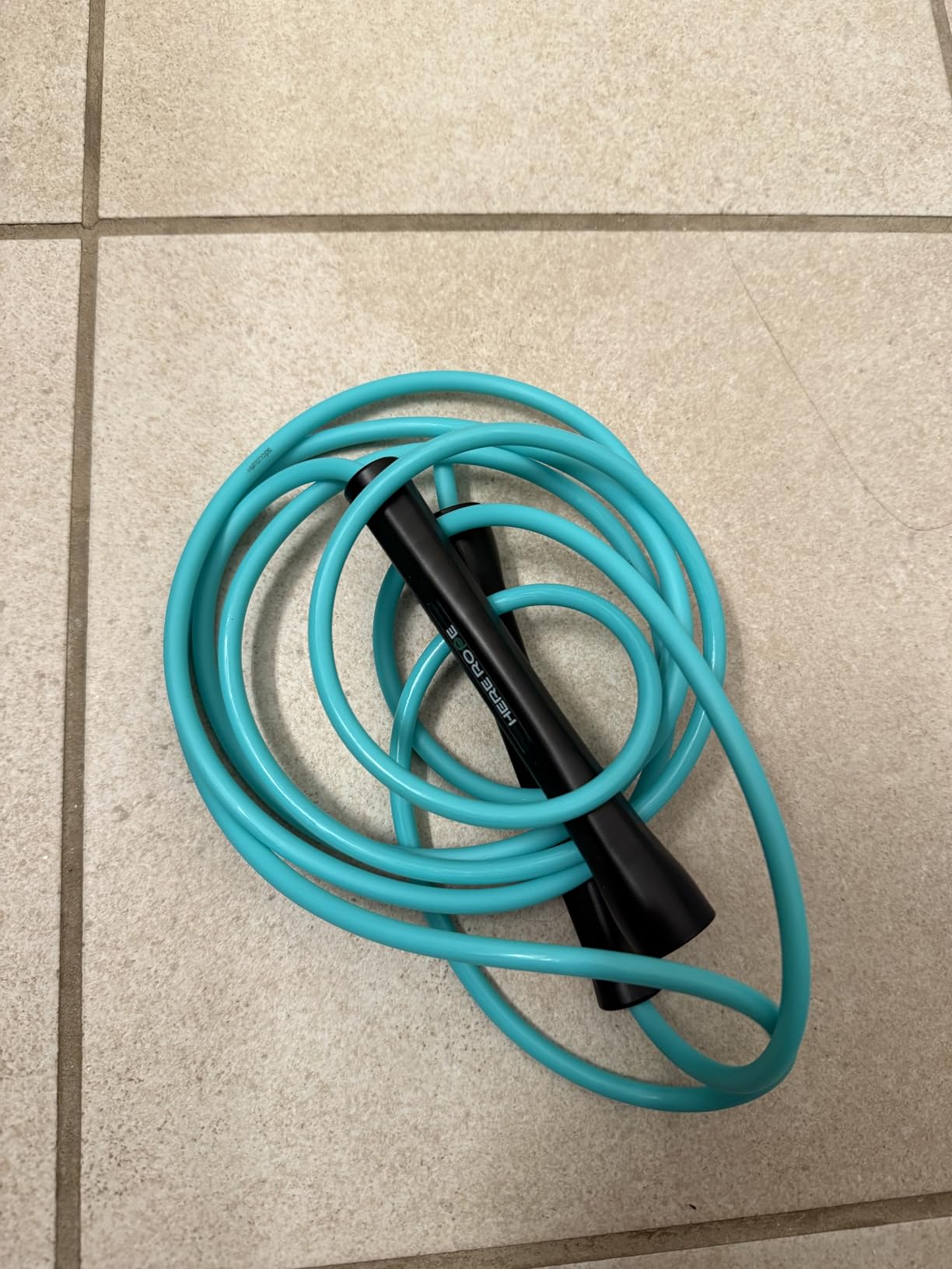 Hererope 6MM PVC Jump Rope for Men & Women Fitness, Speed, Tricks, Cardio Training, Boxing Jump Rope with Unbreakable Handles and Non-Kinking Skipping Rope, Adjustable Jumprope for Indoor Outdoor customer photo 1