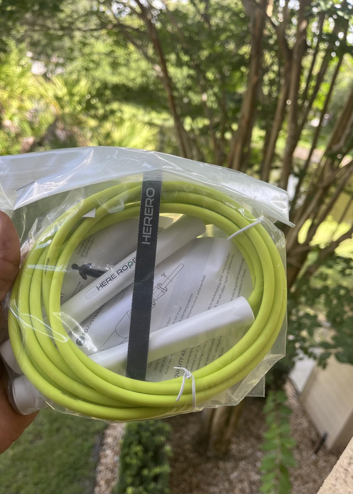 Hererope 6MM PVC Jump Rope for Men & Women Fitness, Speed, Tricks, Cardio Training, Boxing Jump Rope with Unbreakable Handles and Non-Kinking Skipping Rope, Adjustable Jumprope for Indoor Outdoor customer photo 2