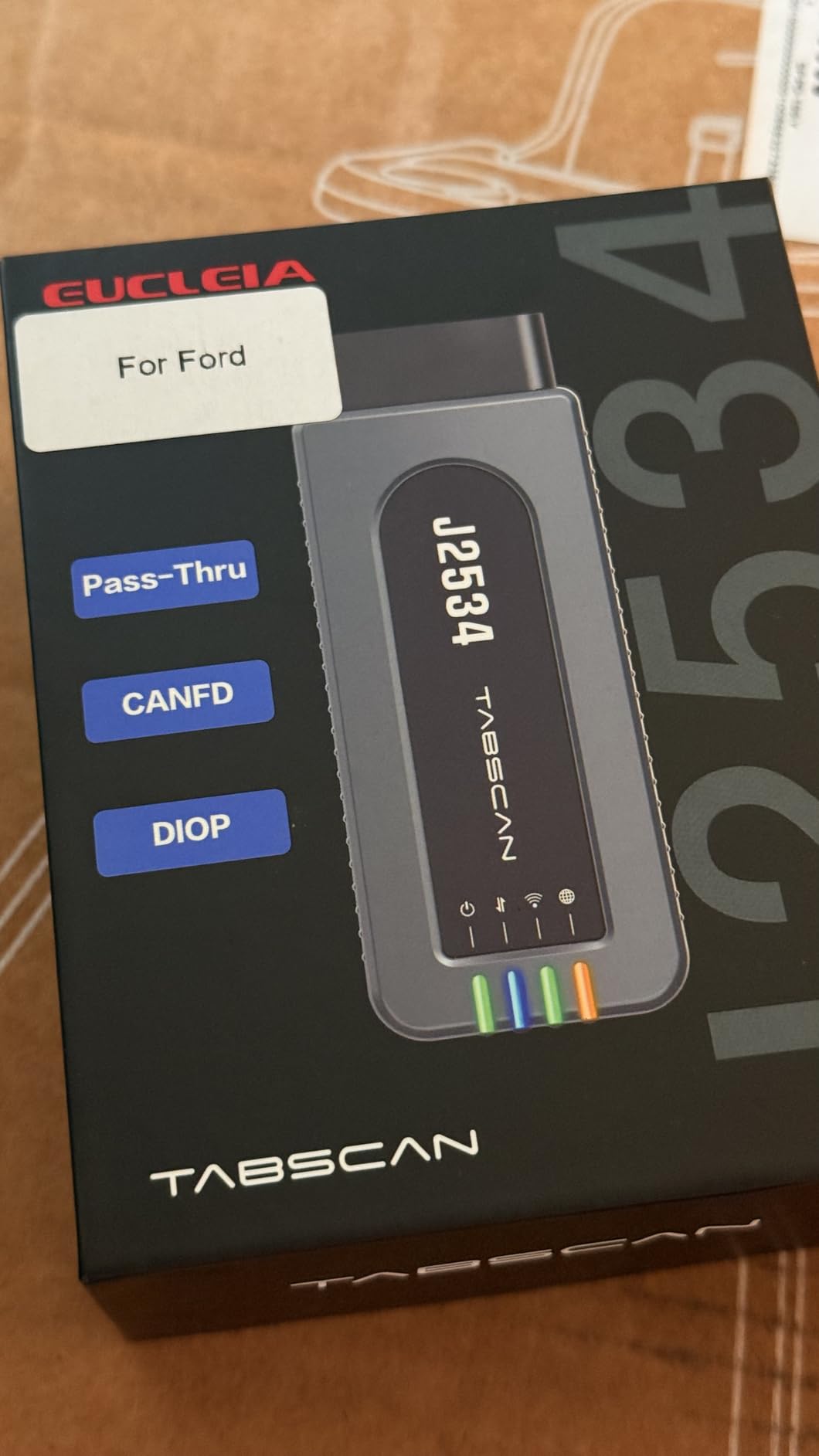 J2534 Tool Fit for Ford Vehicles Diagnostics and Programming | J2534 VCI Reprogramming Tool Support D-PDU/CAN-FD/DoIP for ECU Coding & Programming, Compatible with OE Software customer photo 1