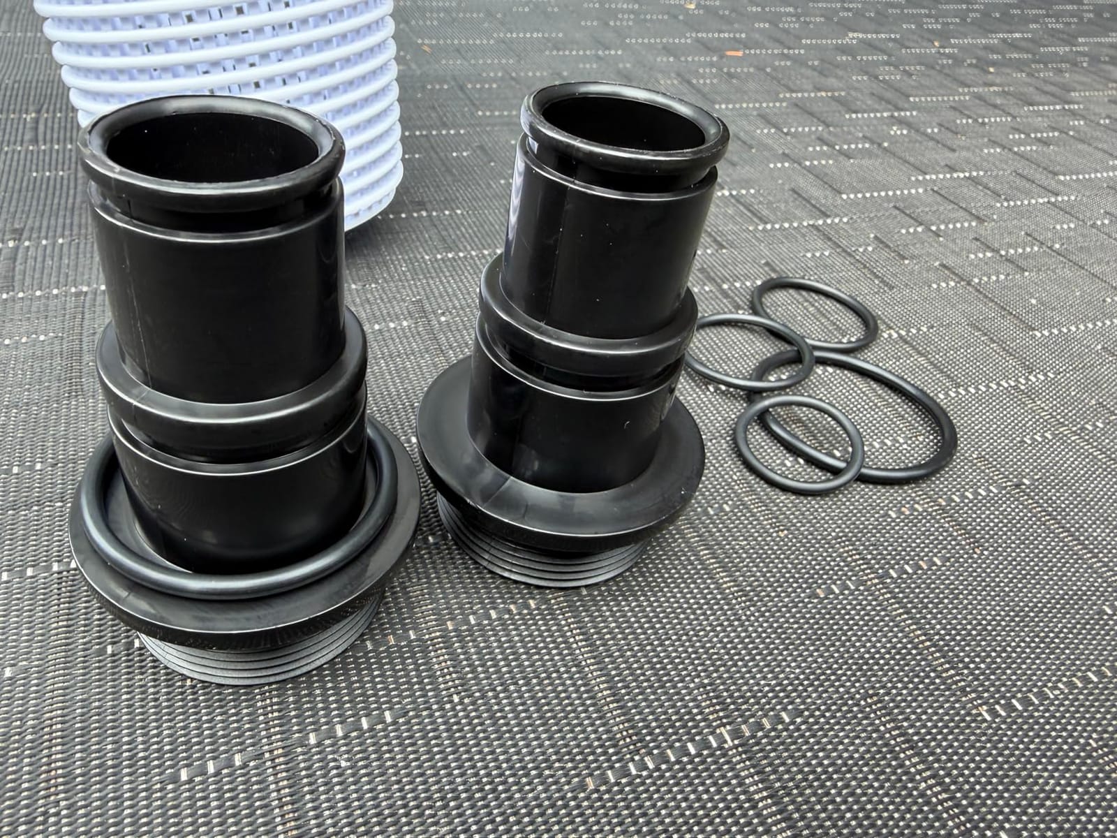 1/2 HP Above Ground Pool Pump, 3120 GPH 115V Self-Priming Sand Filter Pump Replacement with Filter Basket, High-Flow Swimming Pool Circulation Pump with 1.25/1.5 in Hose Adapters customer photo 2
