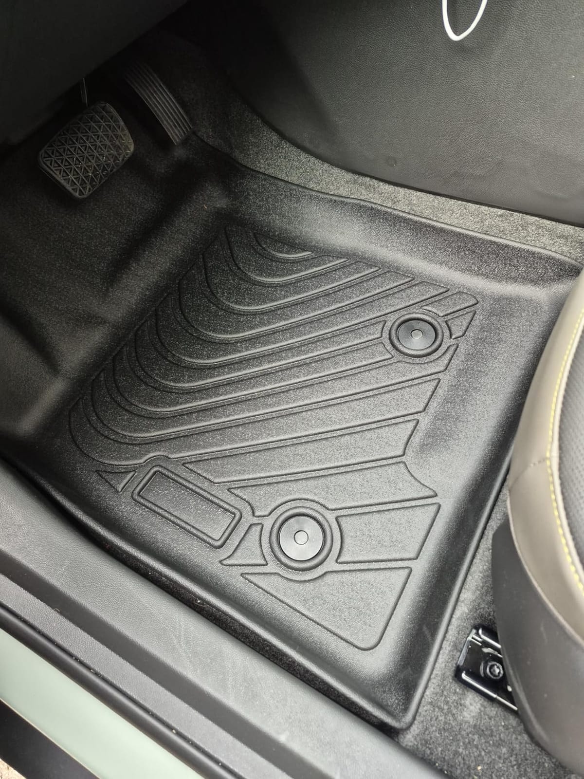 HAFIDI® Floor Mats & Backrest Mats & Cargo Mats for Mazda CX-90/CX-90 PHEV 2026 2025 2024 7 Seats with 2nd Row Bucket Seats, All Weather TPE Custom Fit Floor Liners for CX-90/CX-90 PHEV Car Mats customer photo 2