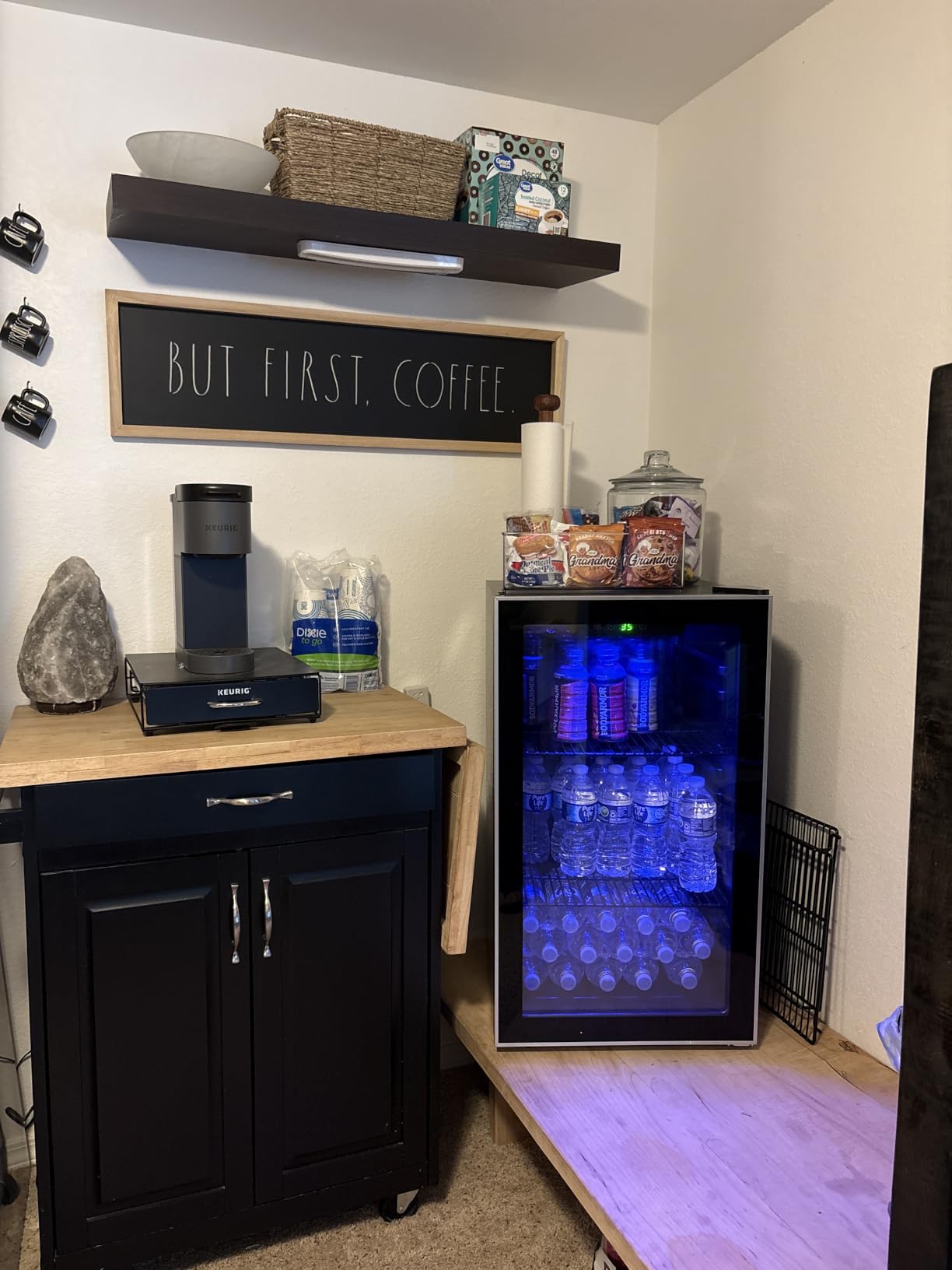 Electactic Mini Fridge 130 Can Beverage Refrigerator Cooler, 3.1 Cu.Ft Drink Fridge for Soda Wine Beer, Adjustable Temperature Control for Home Office, Black customer photo 1