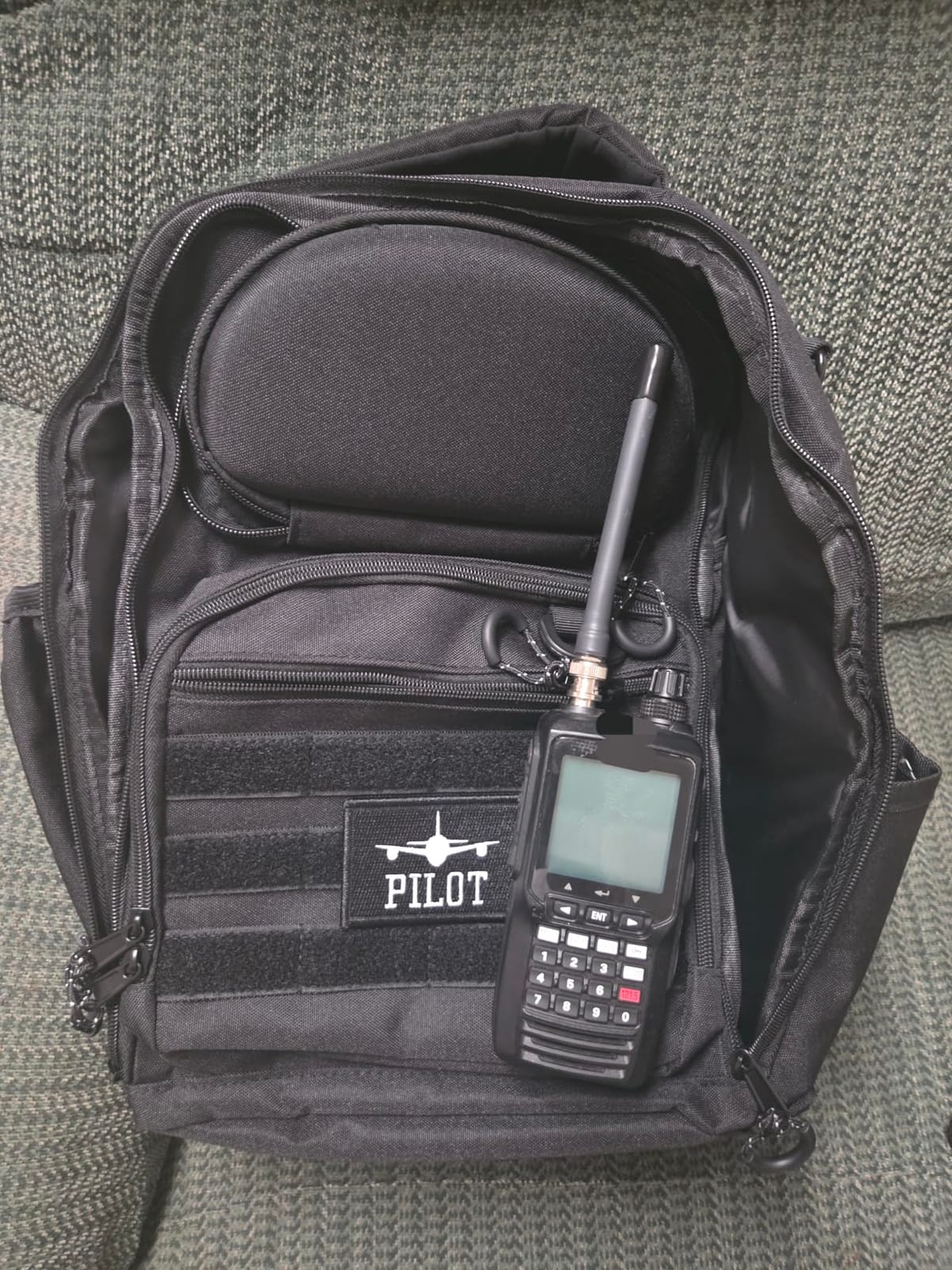 Pilot Bag, Aviation Headset Bag, Flight Bags for Pilots | Multiple Pockets for 15