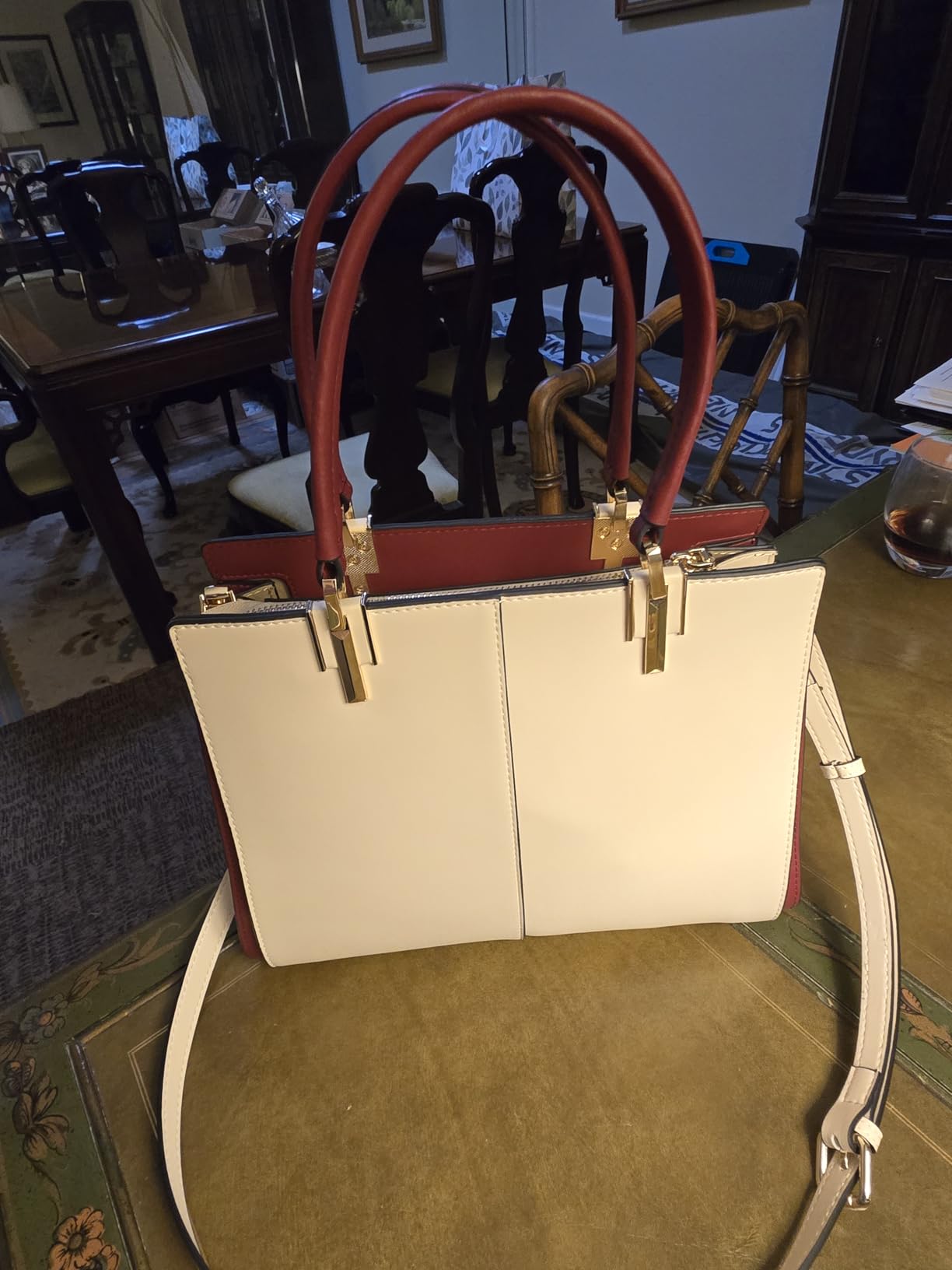 Medium Tote Bag for Women Designer Vintage Satchel Handbags Top-handle Purses customer photo 2