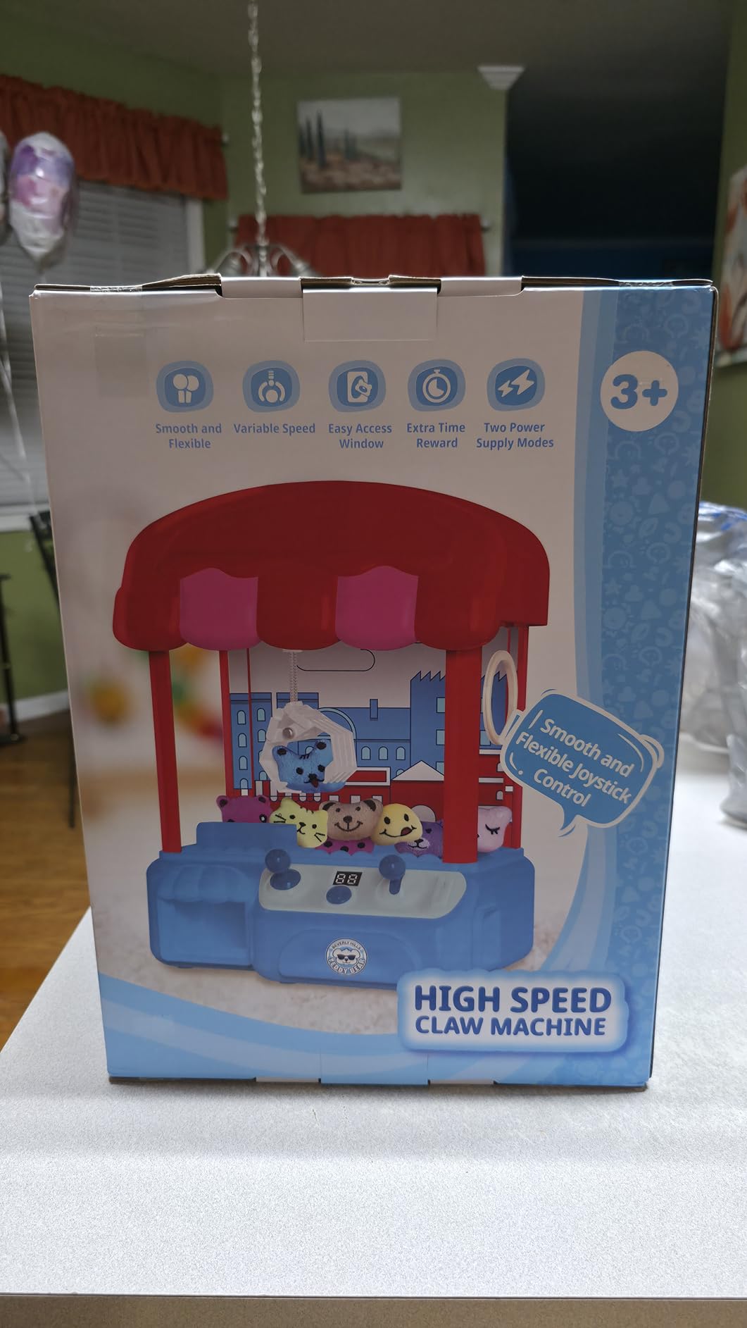 Mini Claw Machine Toy for Kids - Arcade Grabber Game with Joystick, Plush Prizes & Tokens - Portable Prize Machine for Boys & Girls - Fun Family Game & Gift customer photo 1