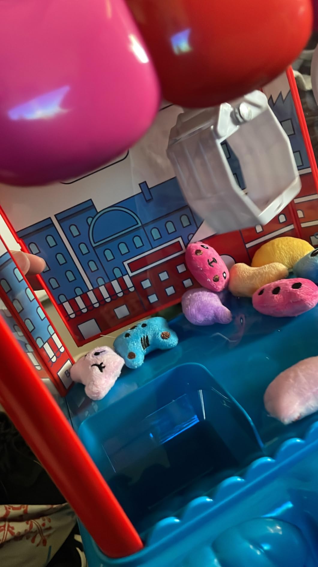Mini Claw Machine Toy for Kids - Arcade Grabber Game with Joystick, Plush Prizes & Tokens - Portable Prize Machine for Boys & Girls - Fun Family Game & Gift customer photo 2