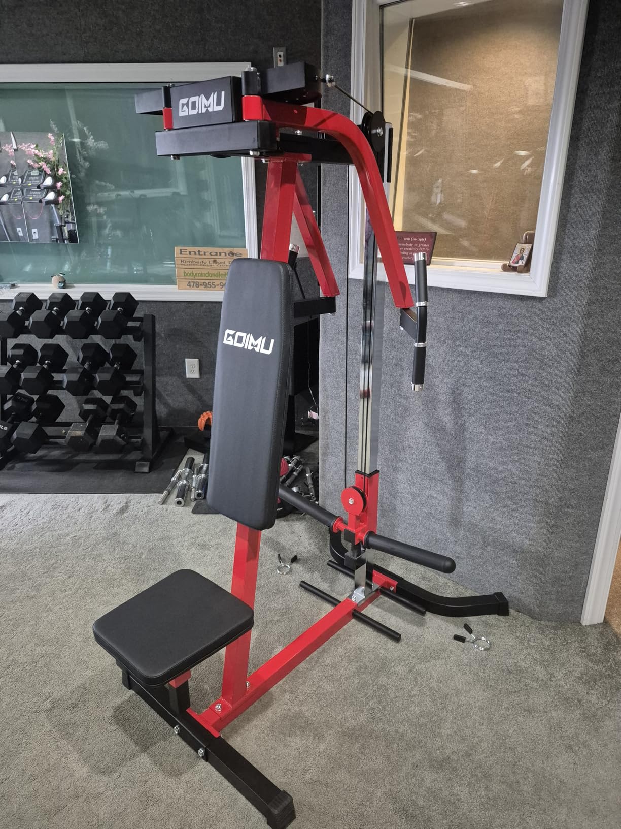 Chest Fly Machine, CF01-PRO PEC Fly and Reverse Delt Machine, Upper Body Workout Equipment with Adjustable Backrest for Pectoral and Rear Deltoid, Chest Training Machine for Home Gym customer photo 2