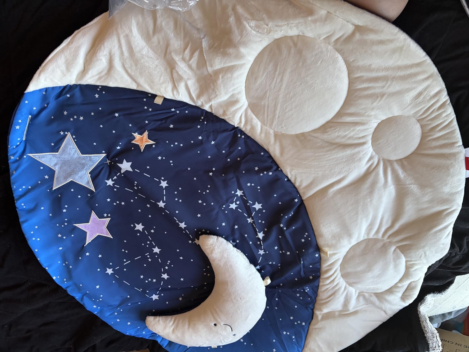 Skip Hop Baby Play Gym Montessori-Inspired 3-in-1 Sensory Tummy Time Activity Mat with 25+ Developmental Activities, 4 Toys and 5 Parent Guide Cards customer photo 1