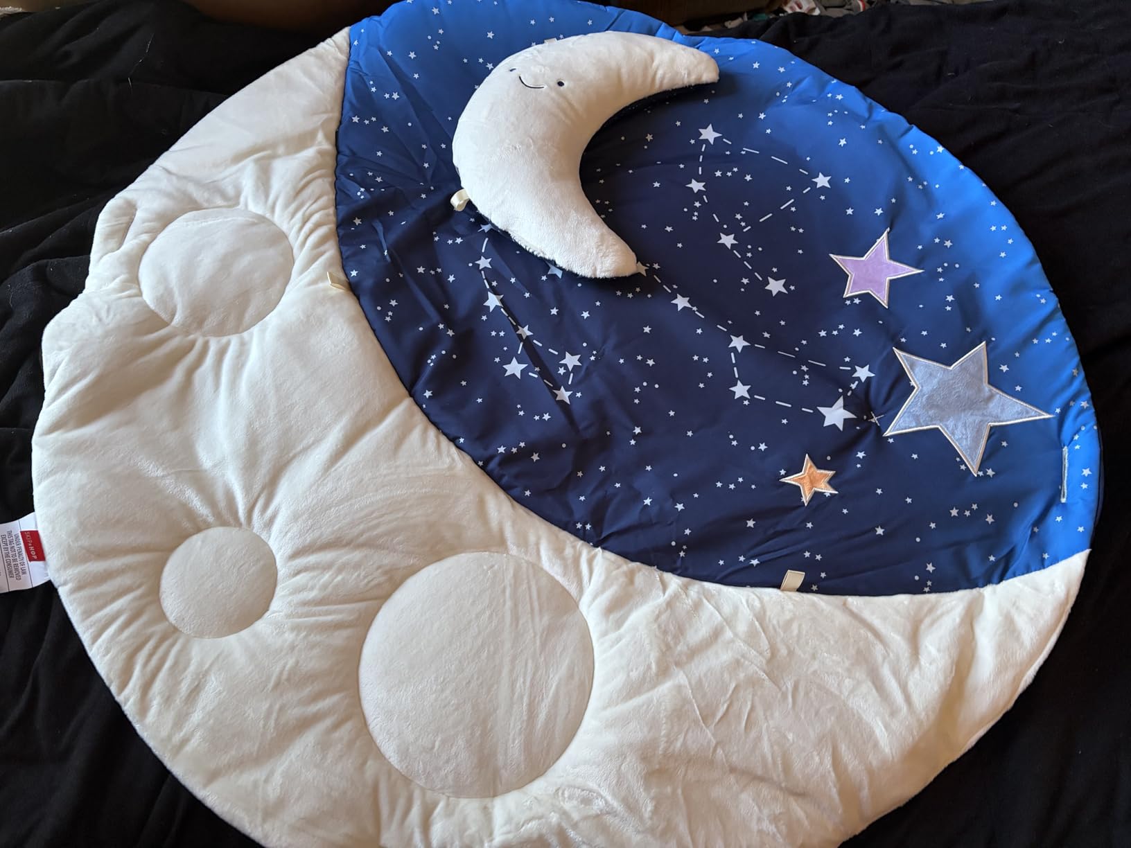 Skip Hop Baby Play Gym Montessori-Inspired 3-in-1 Sensory Tummy Time Activity Mat with 25+ Developmental Activities, 4 Toys and 5 Parent Guide Cards customer photo 2