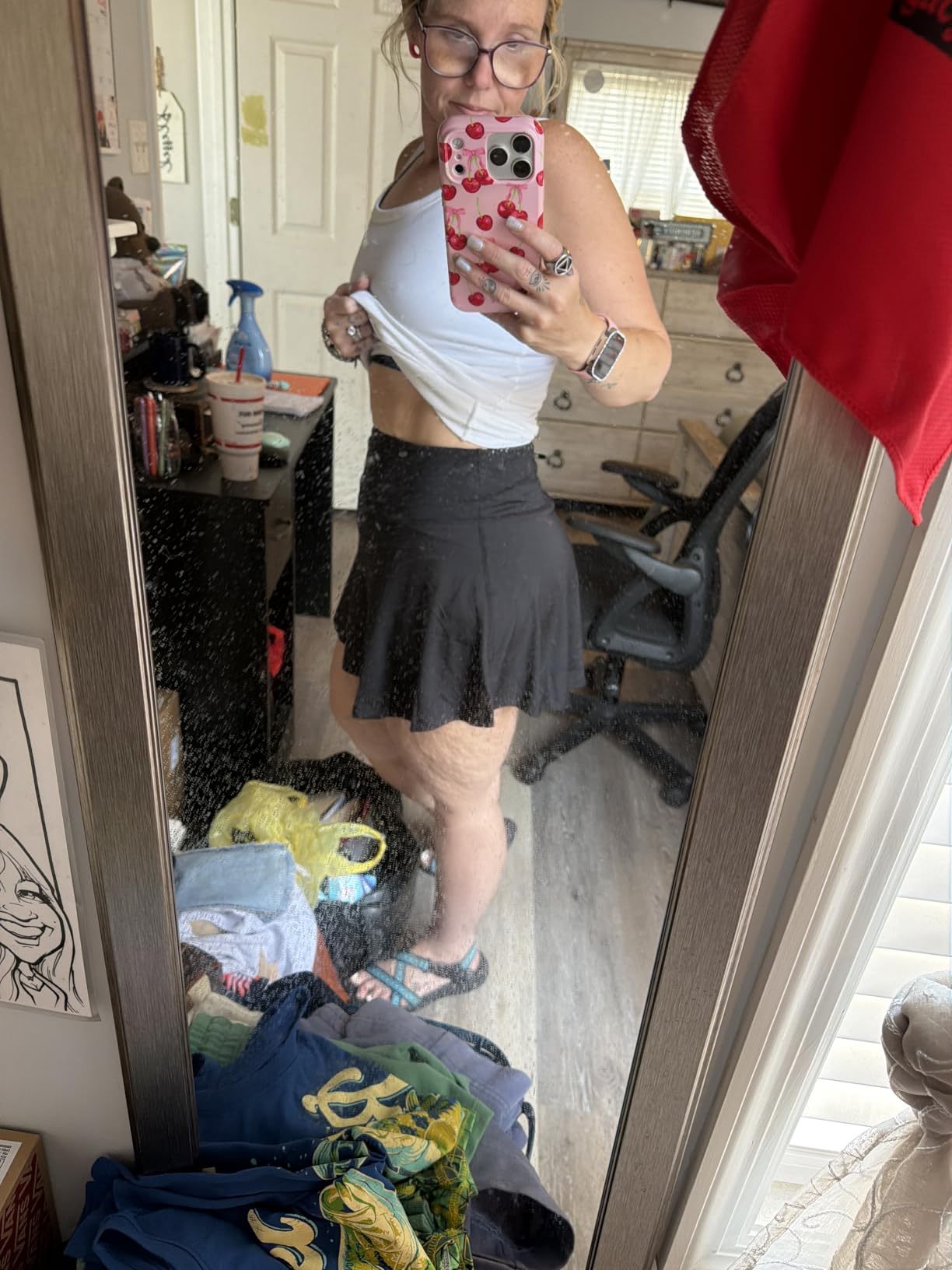 Pleated Tennis Skirt with 4 Pockets customer photo 1